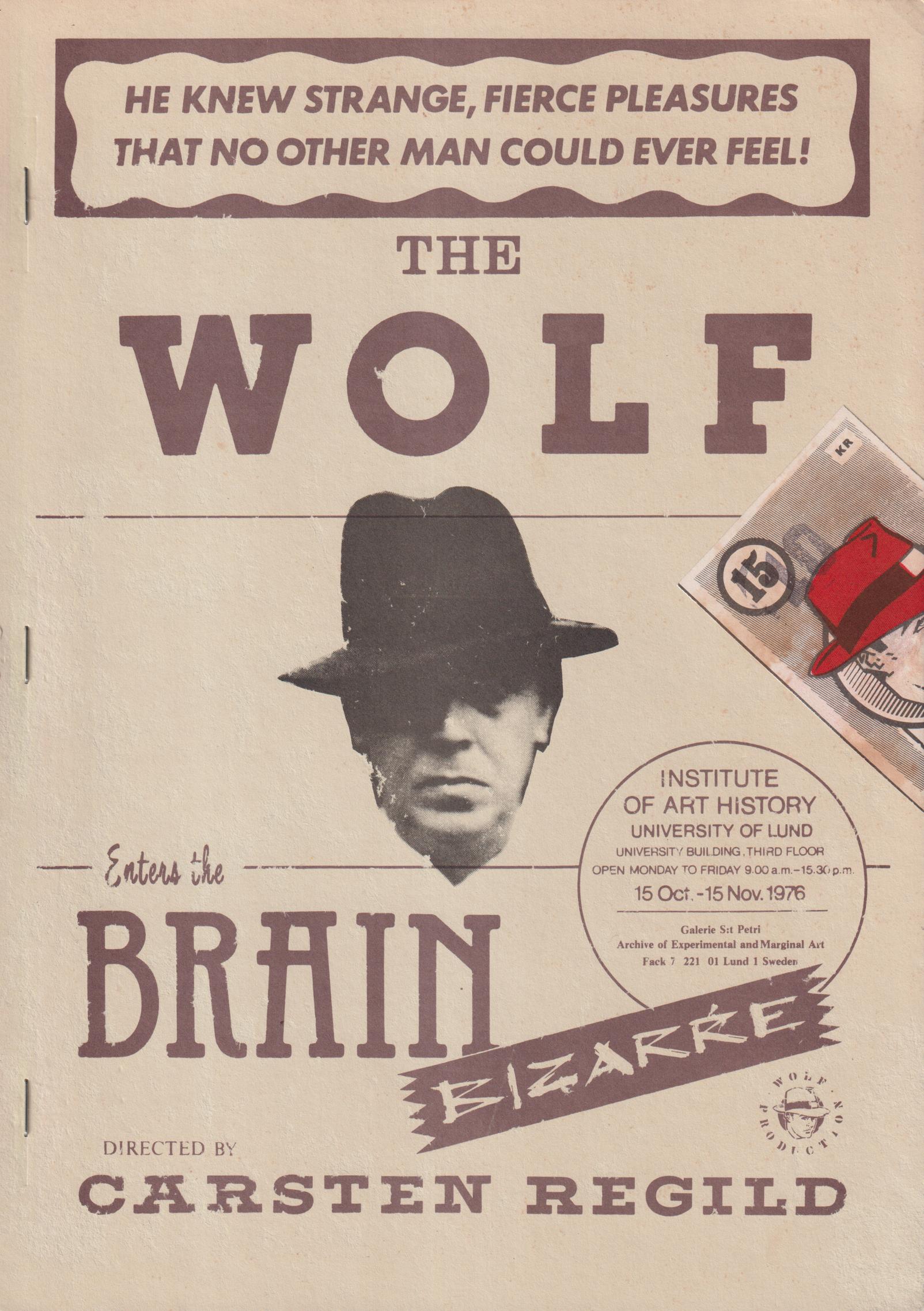The Wolf Enters the Brain. Directed by Carsten Regild. [Utg. av] Institute of Art History, University of Lund.