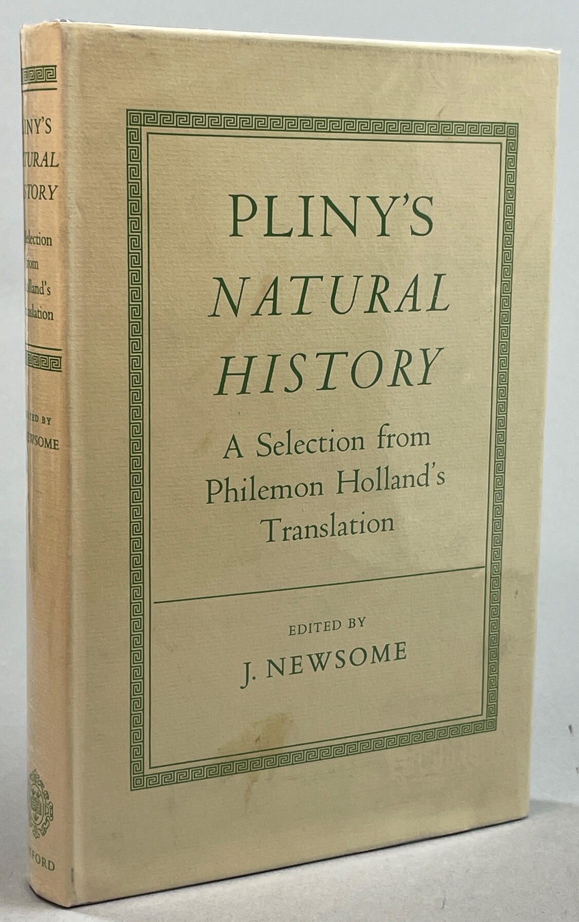 Pliny’s Natural History. A selection from Philemon Holland’s translation.
