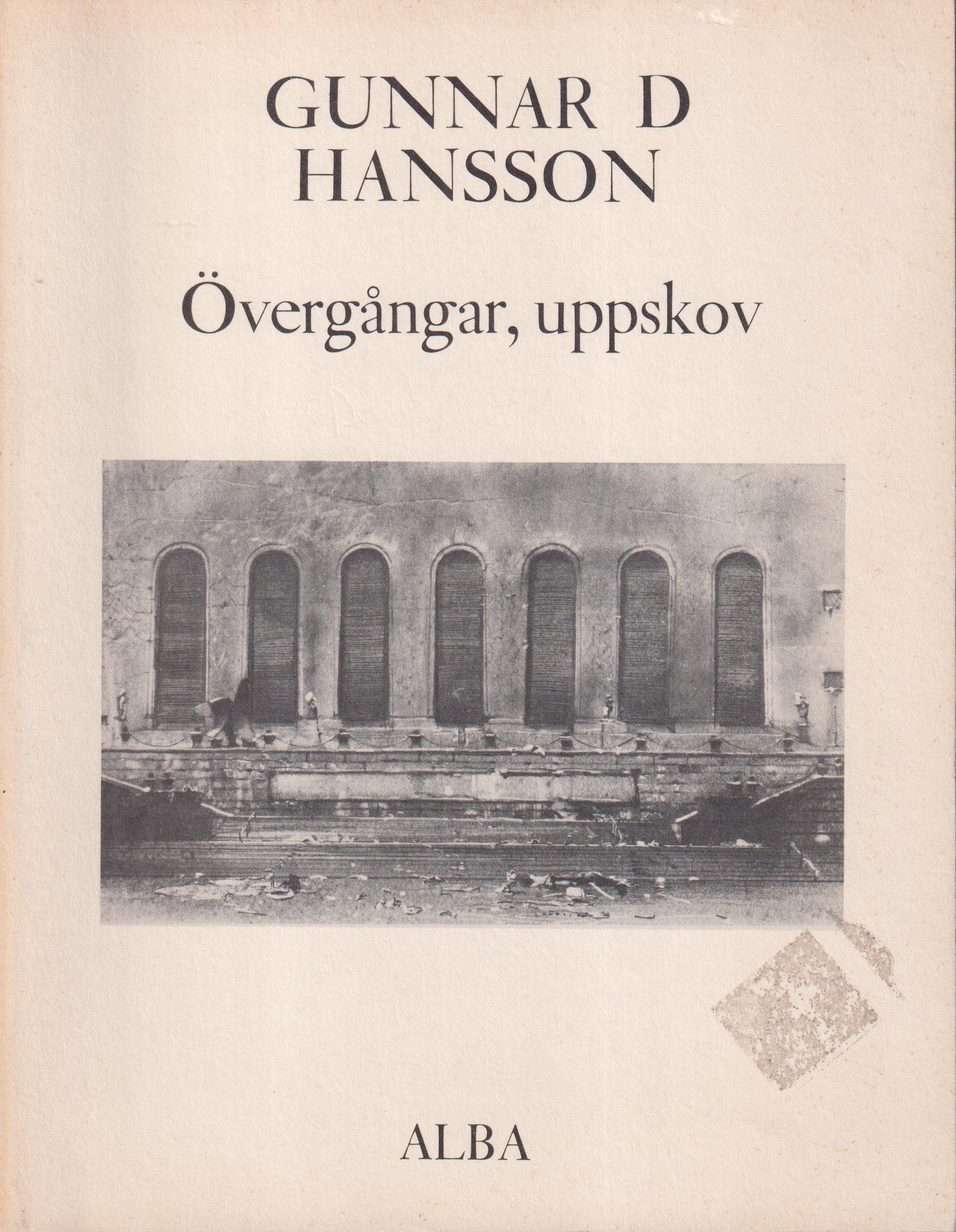 Övergångar, uppskov. [Utg. av] Alba.
