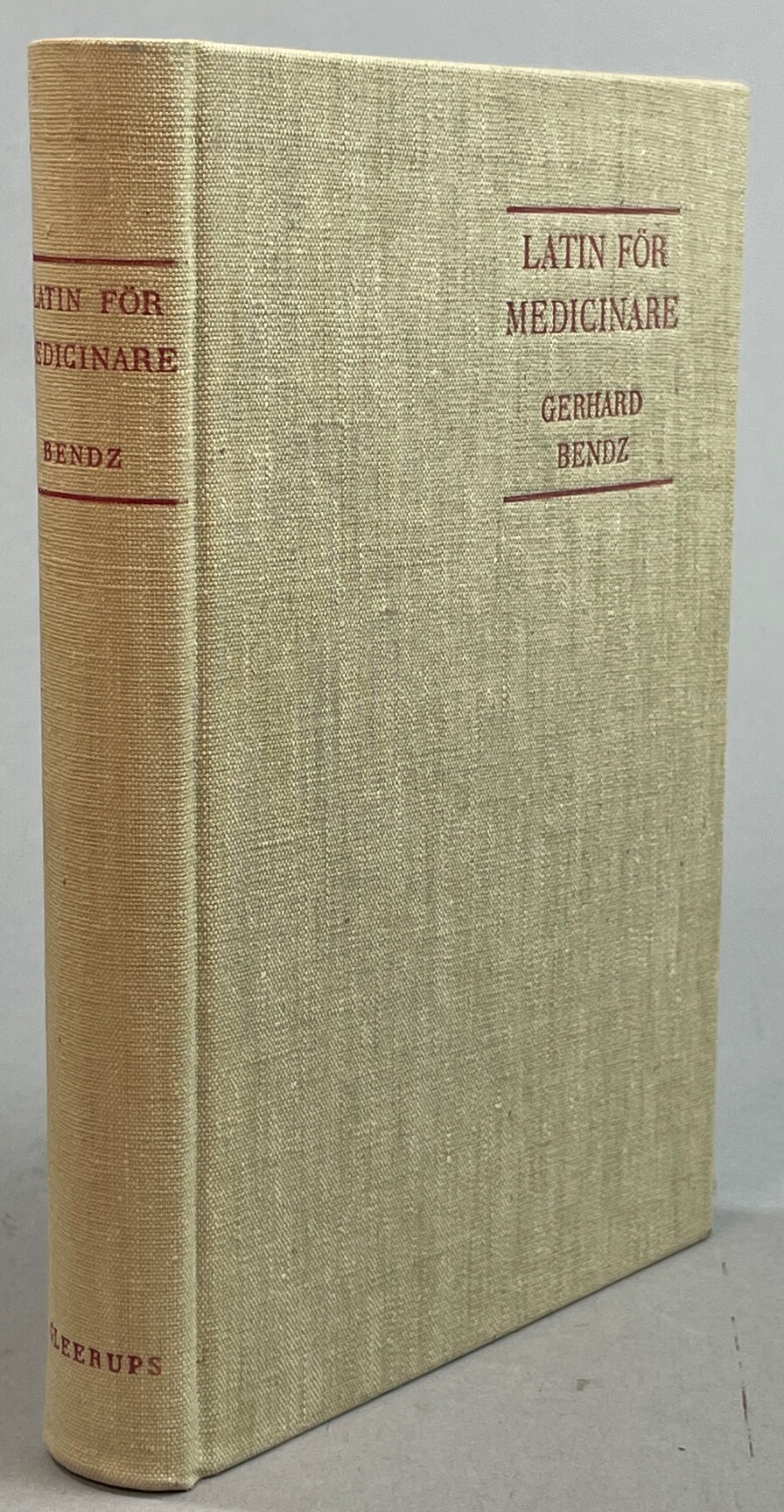 Latin för medicinare. [Utg. av] Gleerups.