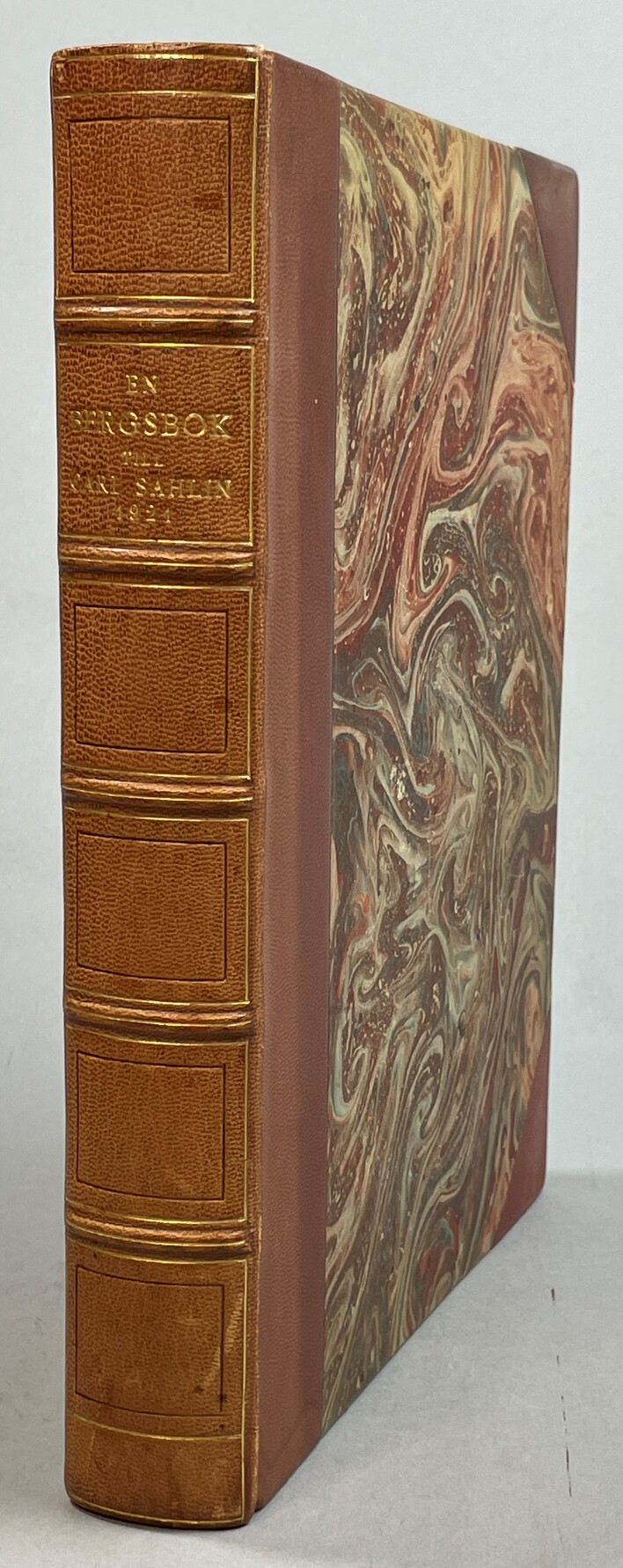 En bergsbok. Några studier över svensk bergshantering tillägnade Carl Sahlin 15/12 1921.