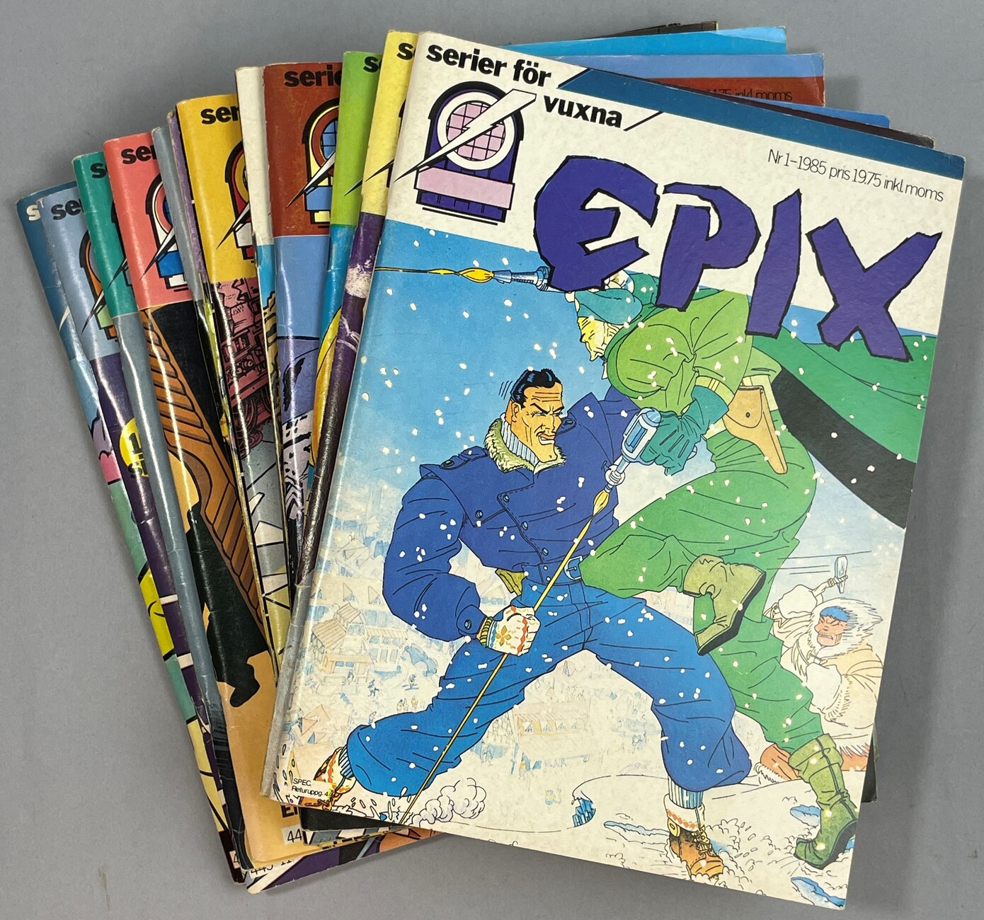 Epix 1985:1-12. [Utg. av] RSR Epix AB.