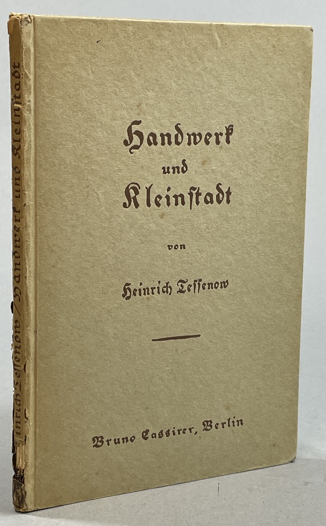 Handwerk und Kleinstadt.