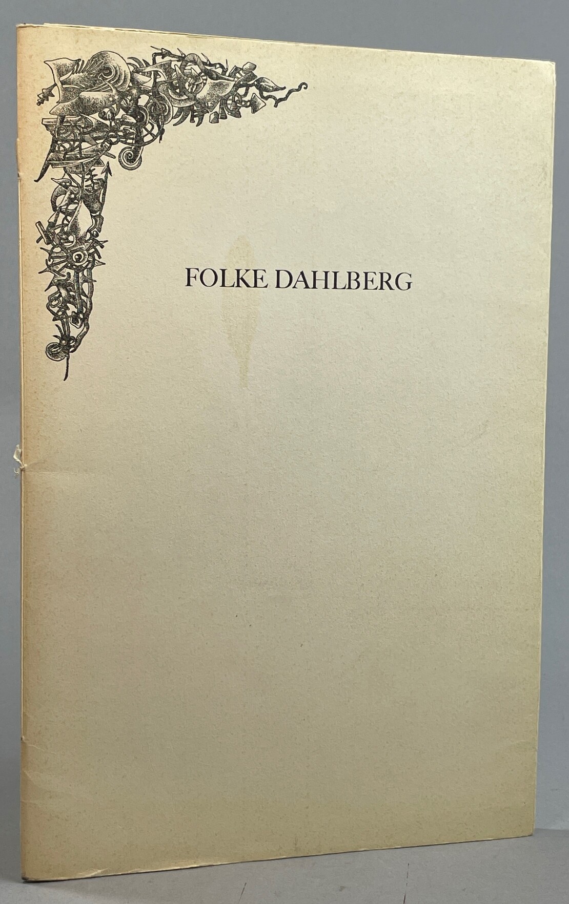Folke Dahlberg. [Utg. av Wahlström & Widstrand].
