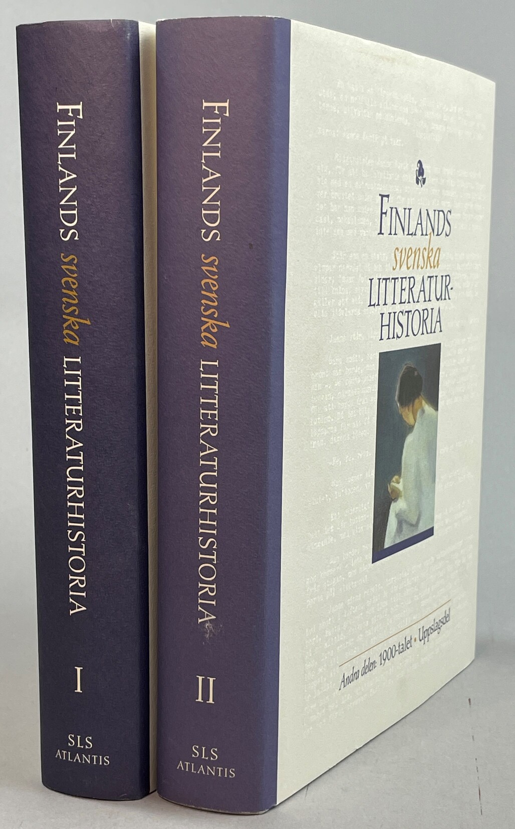 Finlands svenska litteraturhistoria. Första delen: 1400-1900. [... Andra delen: 1900-talet. Uppslagsdel]. [Utg. gm] Svenska litteratursällskapet i Finland / Bokförlaget Atlantis.