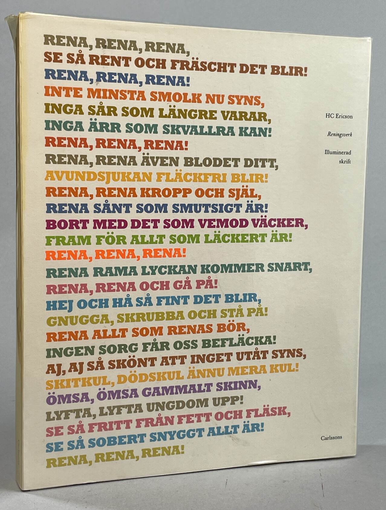 Reningsverk. Illuminerad skrift. [Utg. av] Carlssons.