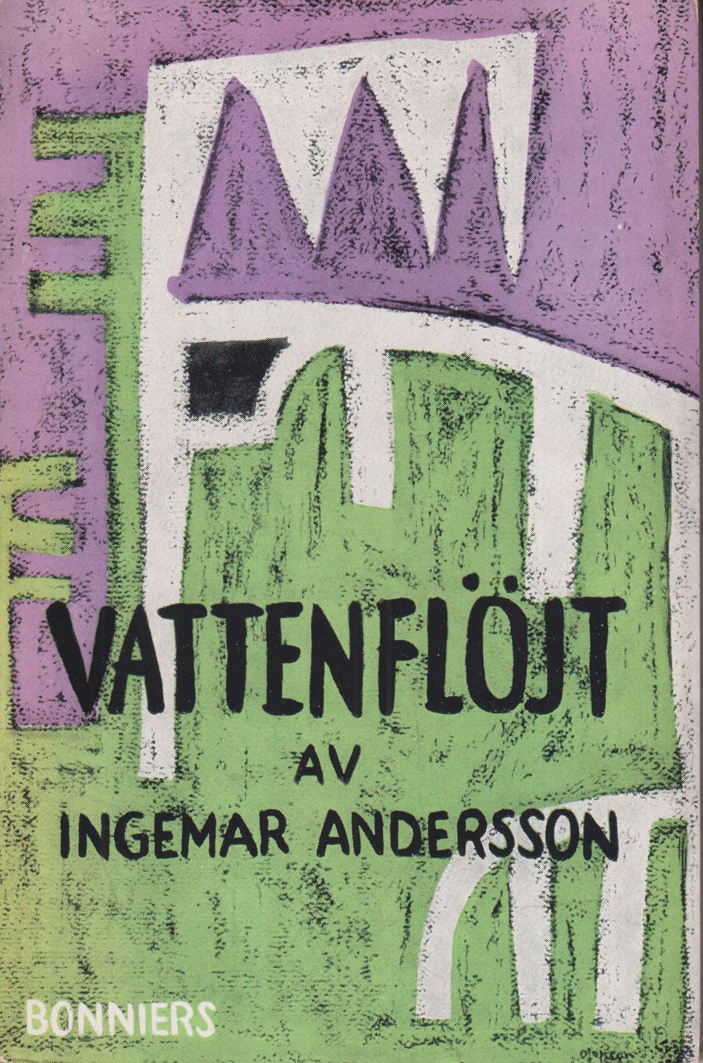 Vattenflöjt. Dikter. [Utg. av] Albert Bonniers förlag.