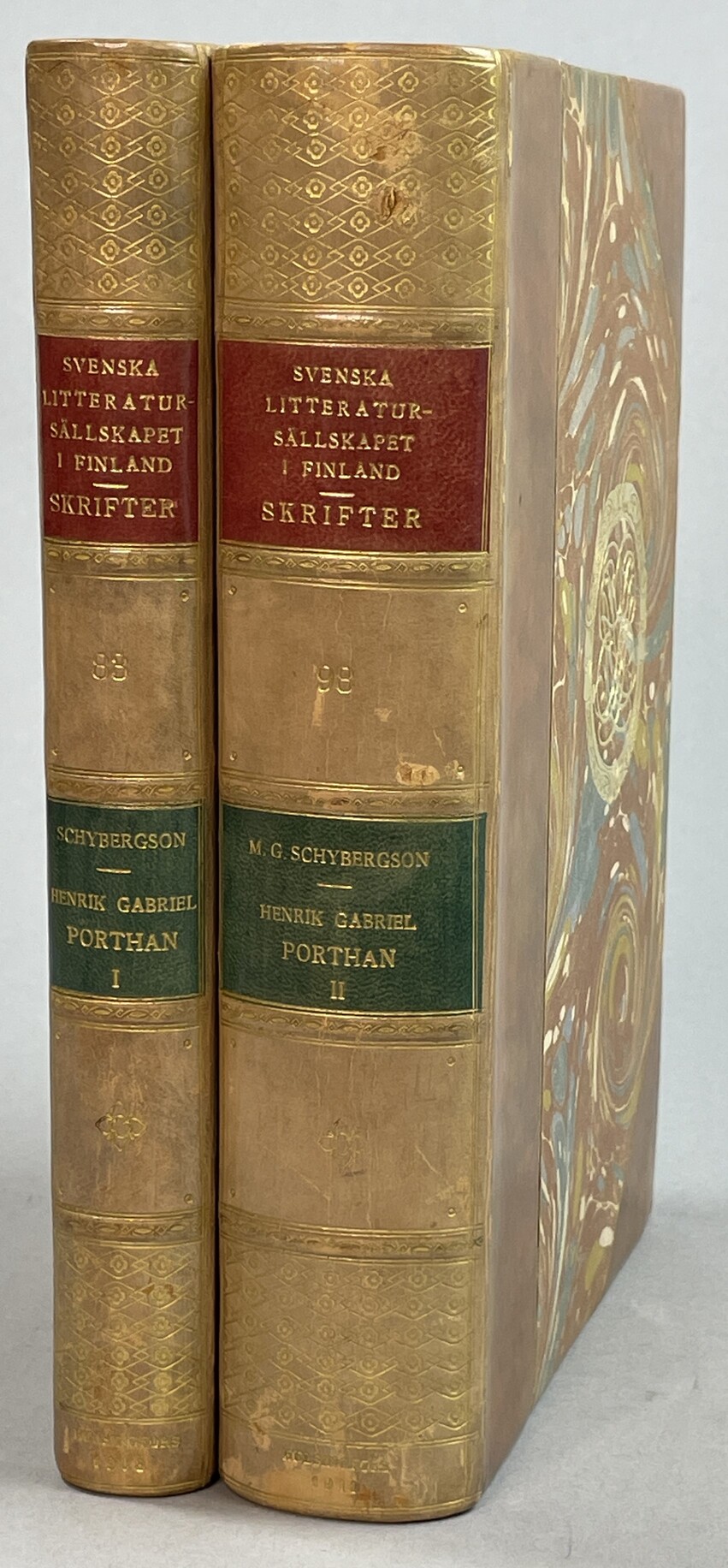 Henrik Gabriel Porthan. Lefnadsteckning av M.G. Schybergson. Förra delen. [... Senare delen].