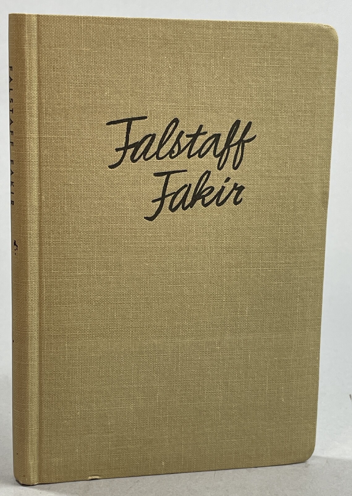 Falstaff Fakir i fickformat. Utgiven av Hans Küntzel. Andra upplagan. [gm] Hugo Gebers förlag.