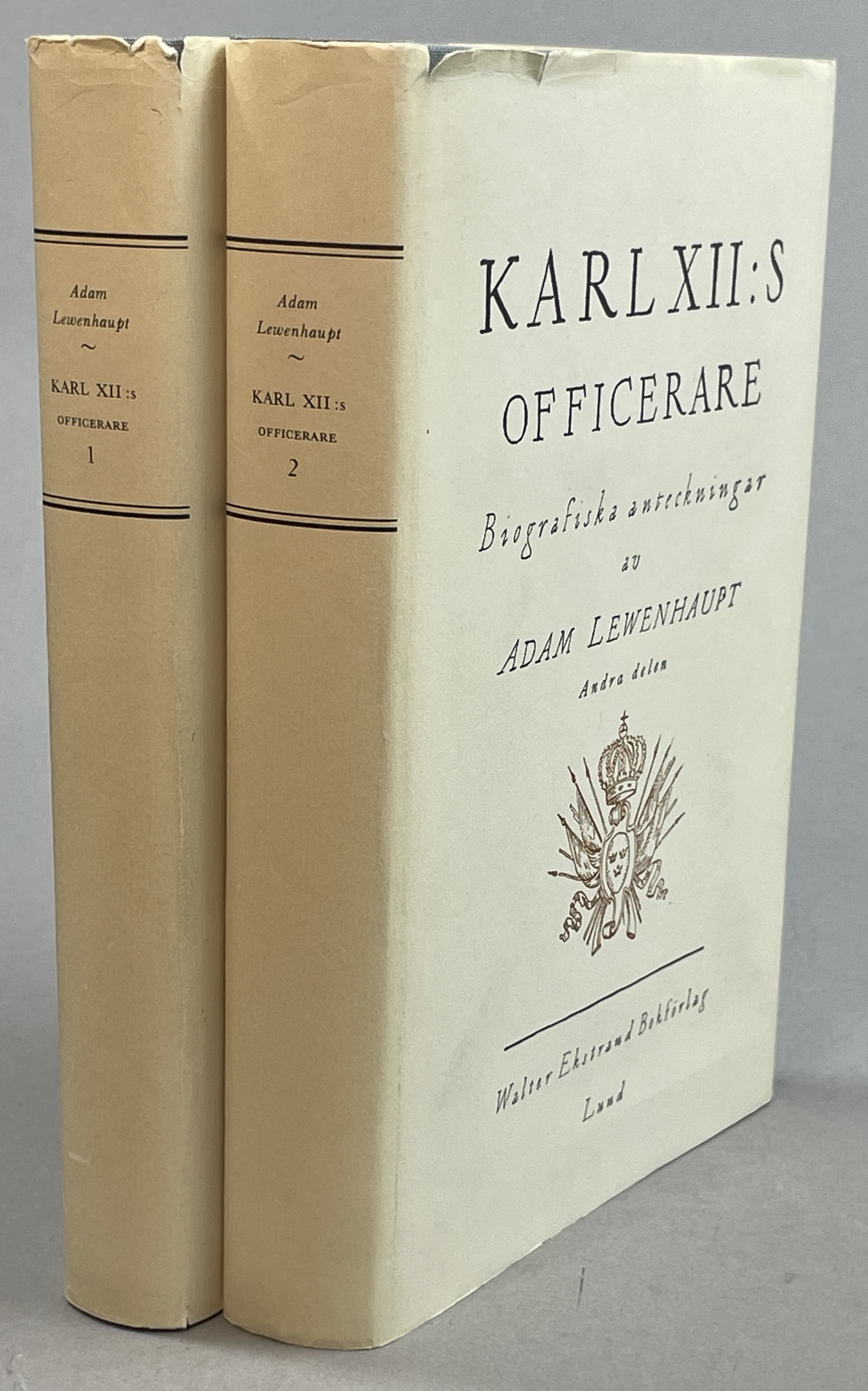 Karl XII:s officerare. Biografiska anteckningar. 1-2.