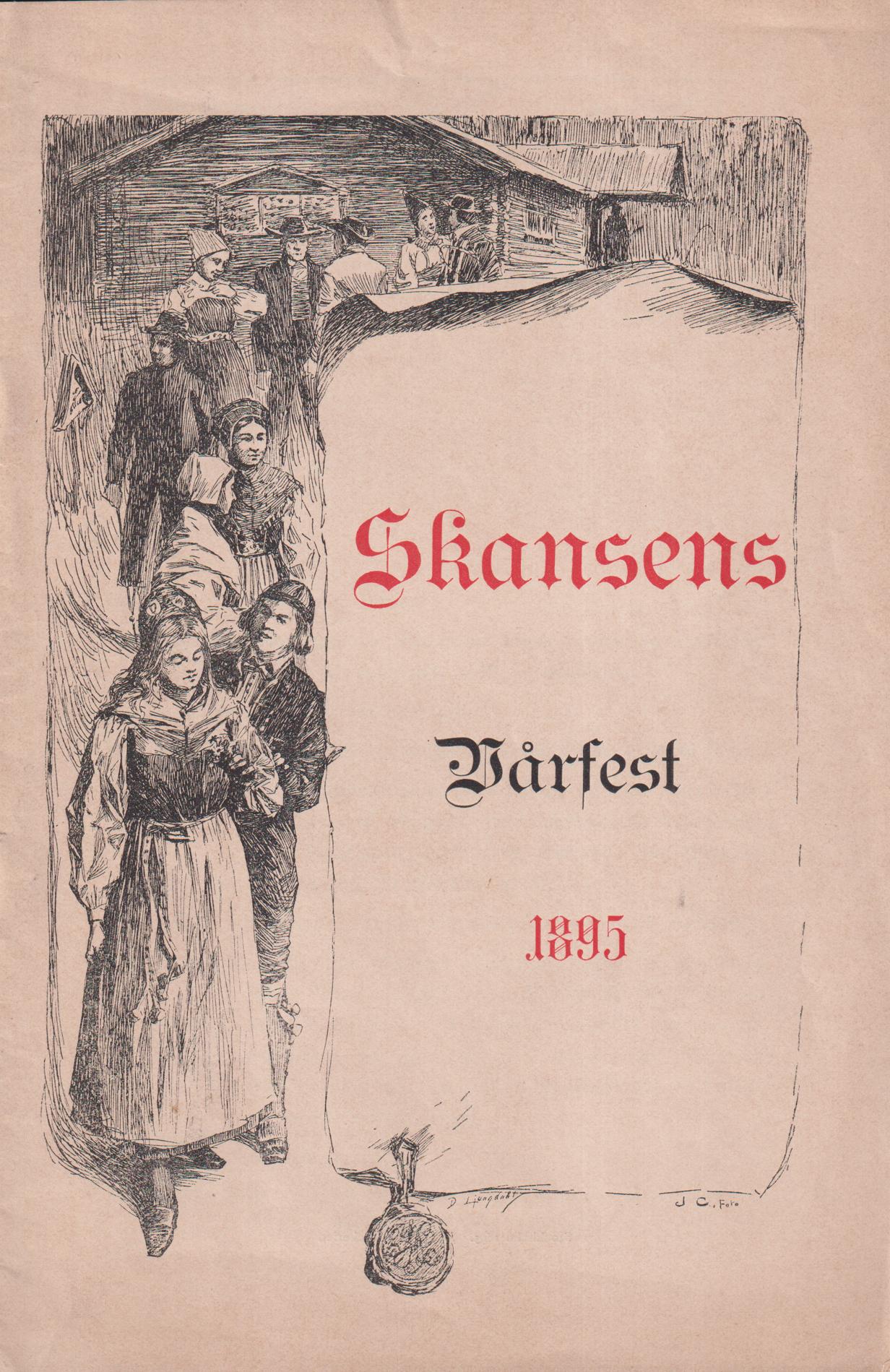 Skansens vårfest 1895. [Utg. av Nordiska museet].
