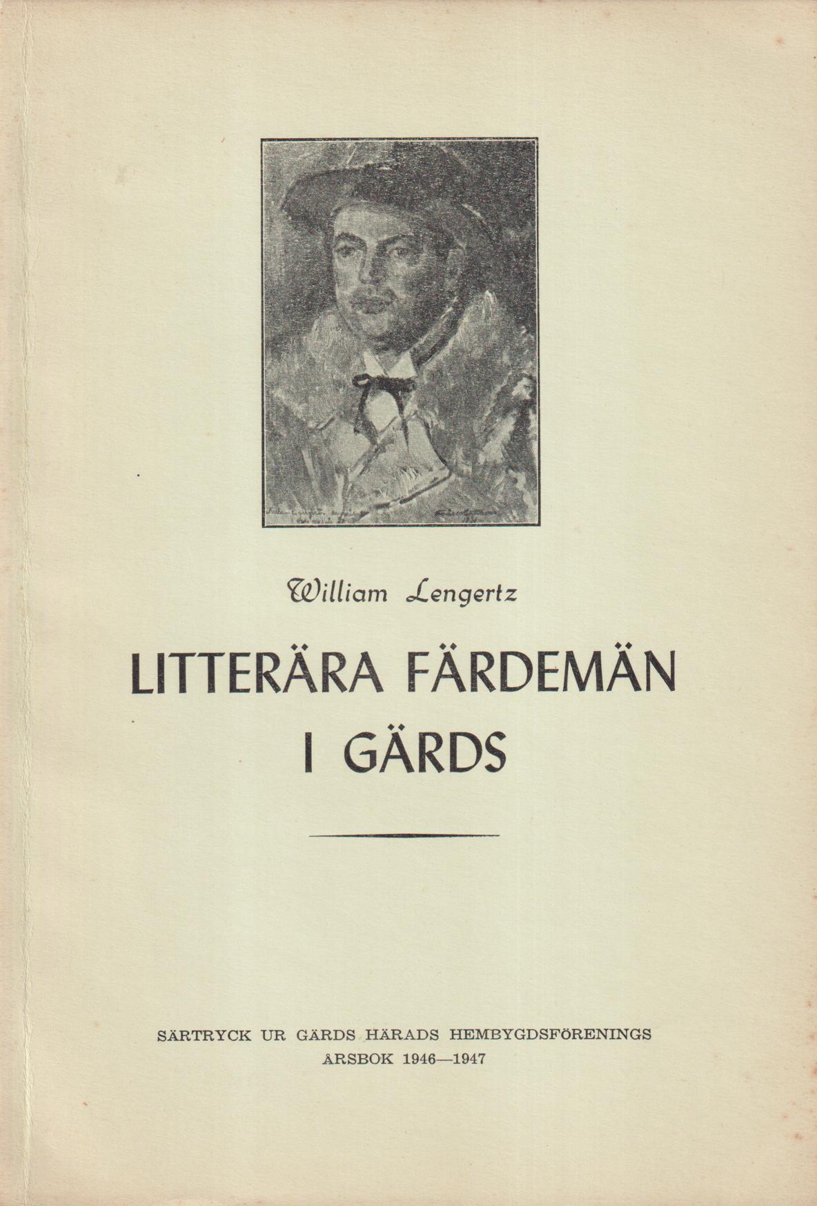 Litterära färdemän i Gärds [= rubrik].
