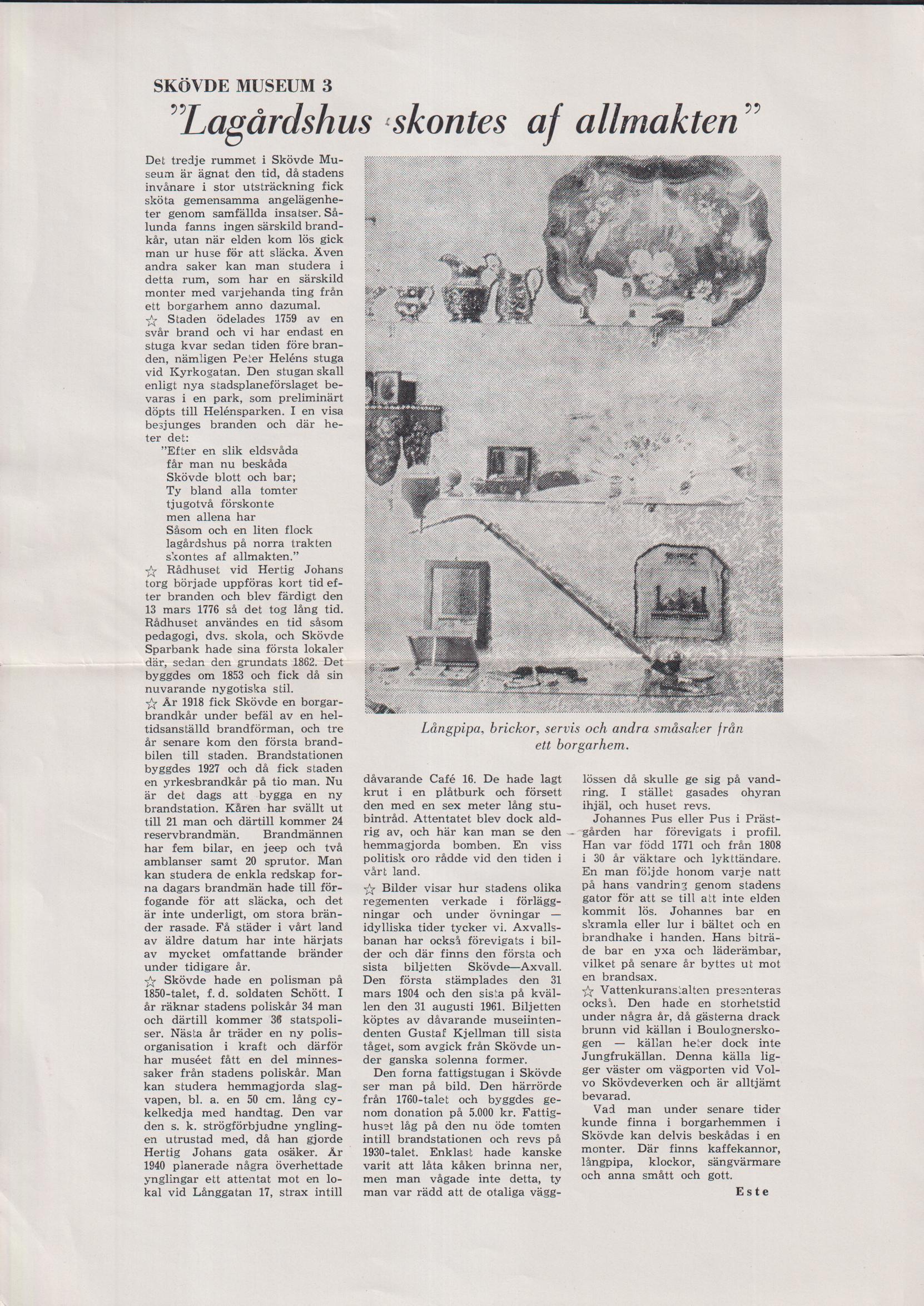 ‘Lagårdshus skontes af allmakten’ [= rubrik].