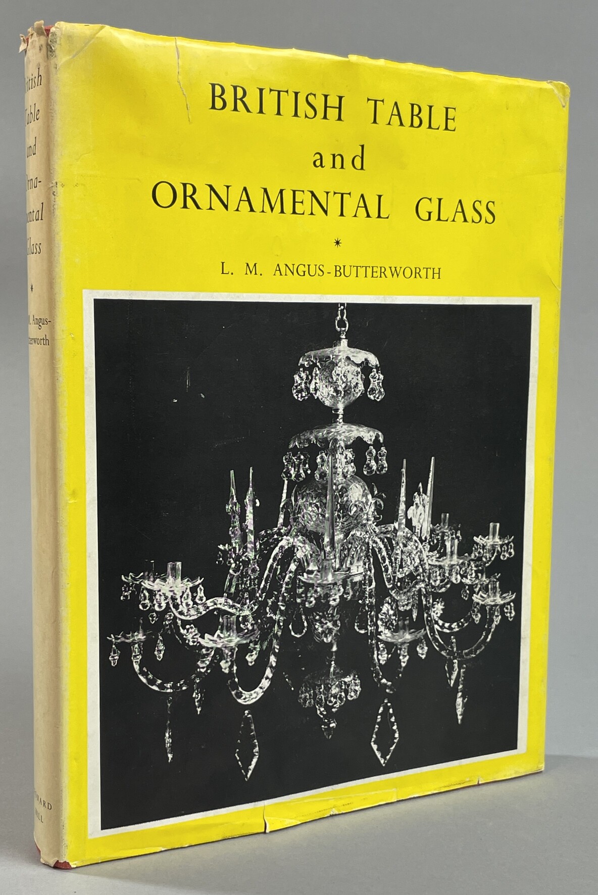 British table and ornamental glass by L. M. Angus-Butterworth.