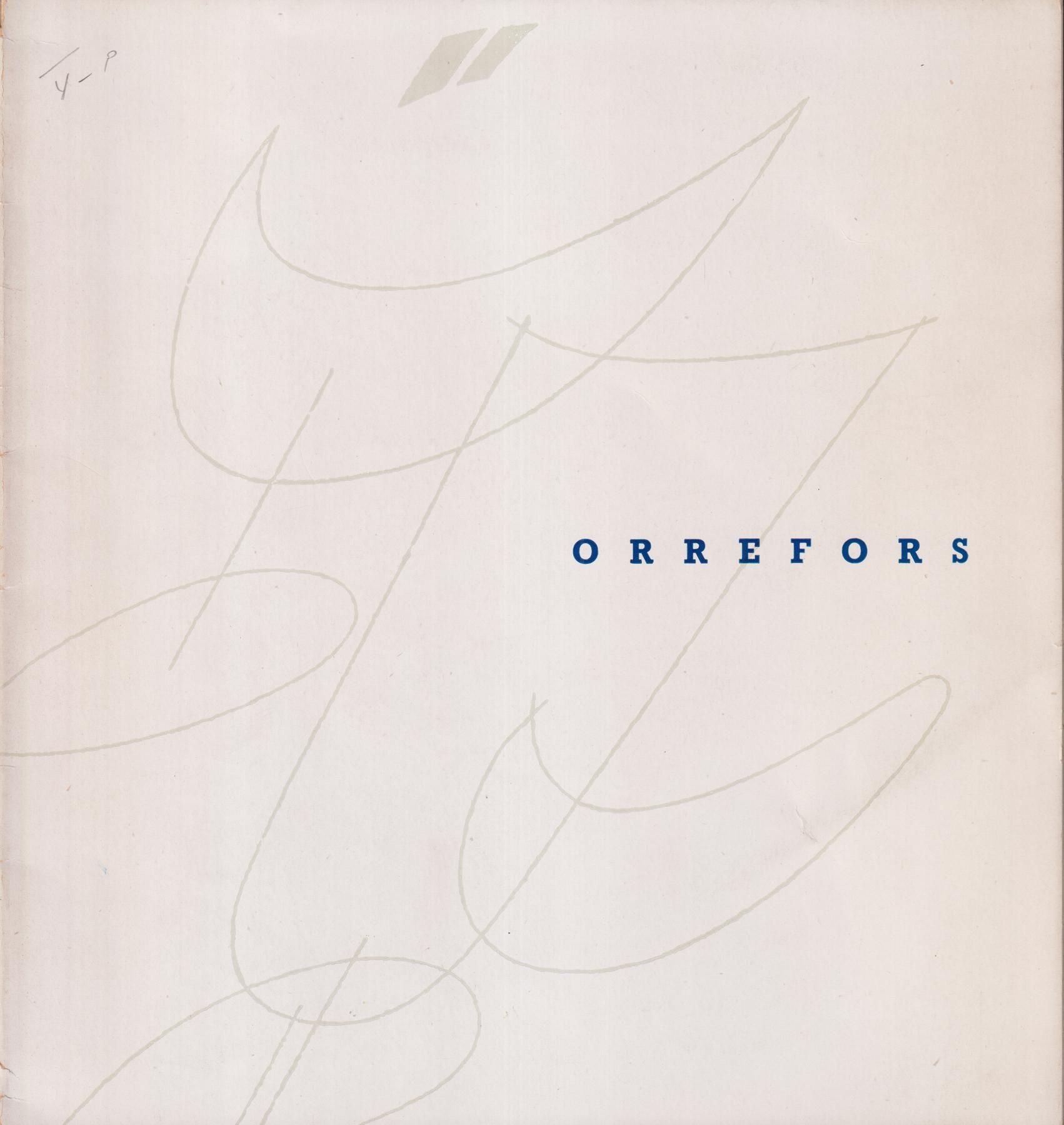 Orrefors [= omslagstitel].