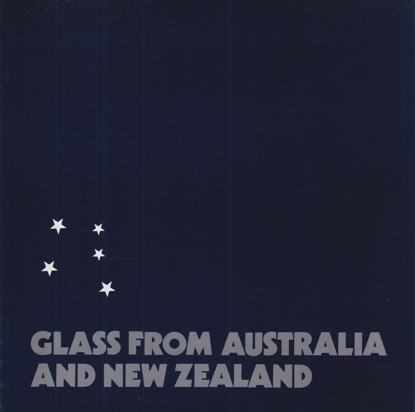 Glass from Australia and New Zealand at the Hessisches Landesmuseum, Darmstadt, Dec. 5, 1984 - Feb. 3, 1985.