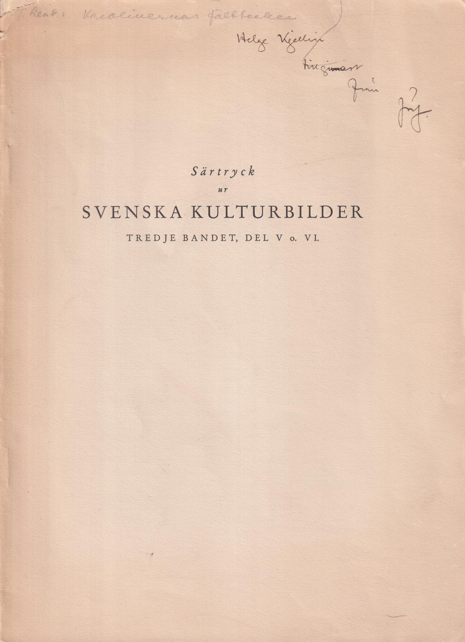 Karolinernas fälttecken [= rubrik].