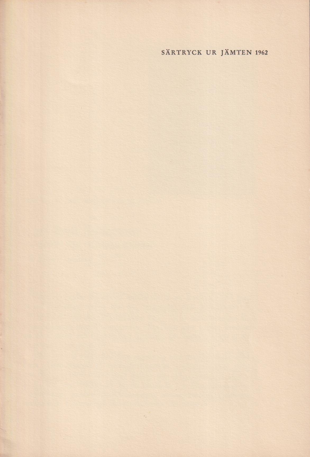 Carl Emil Andersson. En tidsbild från 1800-talets Revsund [= rubrik].