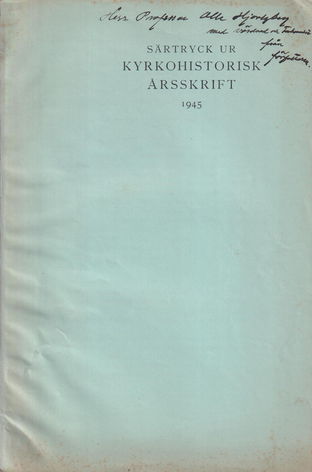 Brev från Waldemar Rudin till Eric Ihrfors [= rubrik].