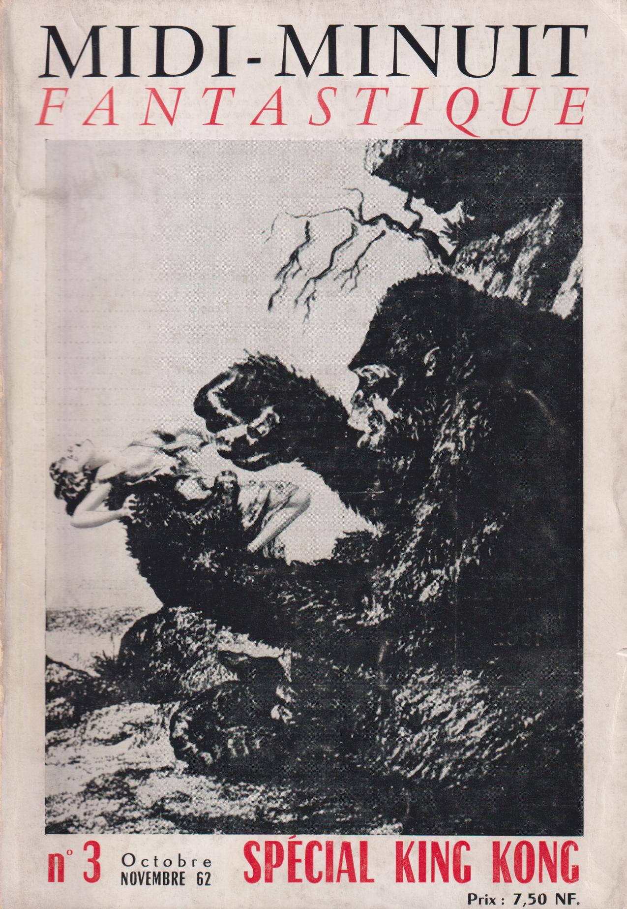 Midi-Minuit Fantastique. No 3, Octobre/Novembre 62. Spécial King Kong.