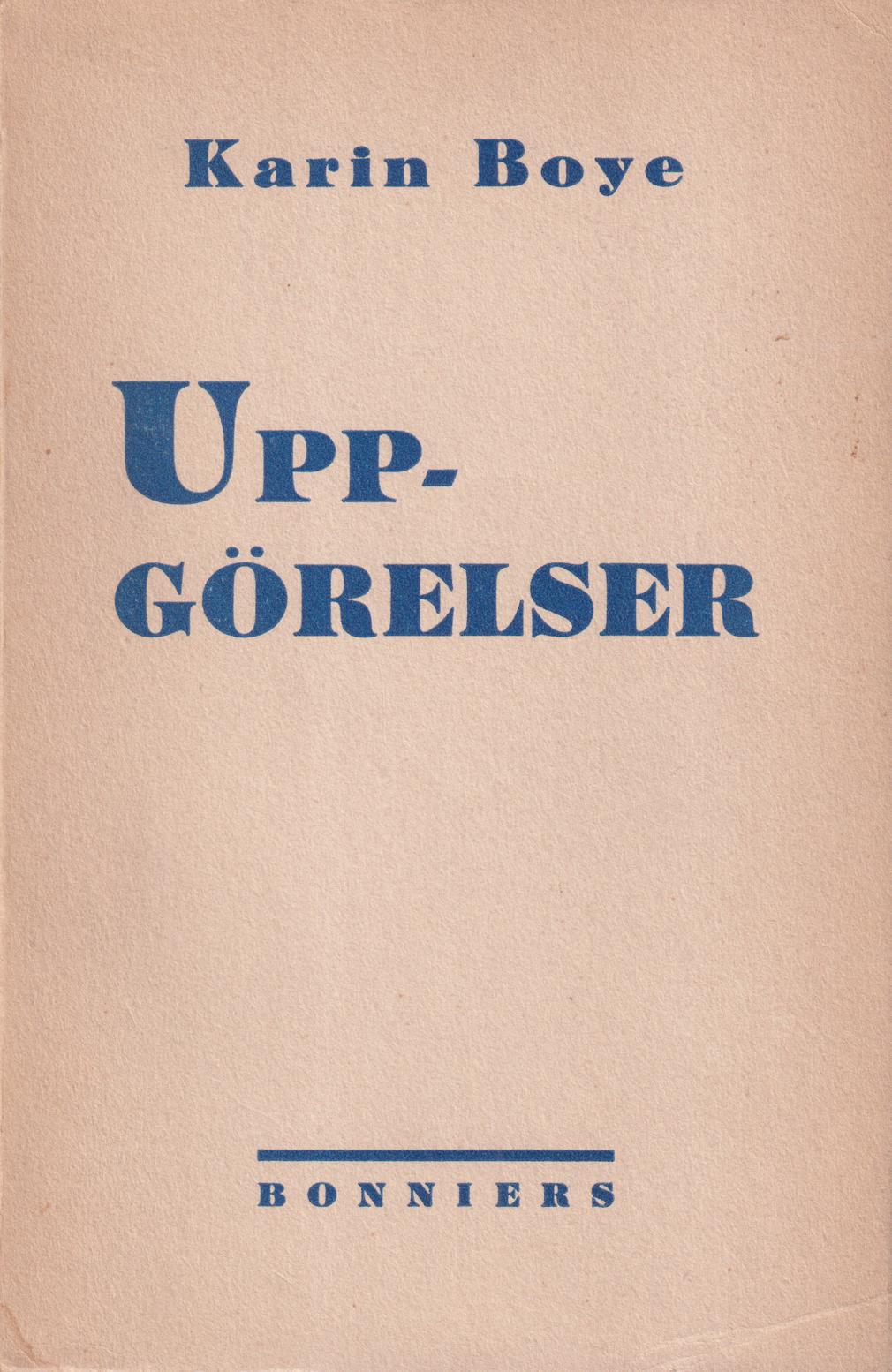 Uppgörelser. Skisser och noveller. [Utg. av] Albert Bonniers förlag.