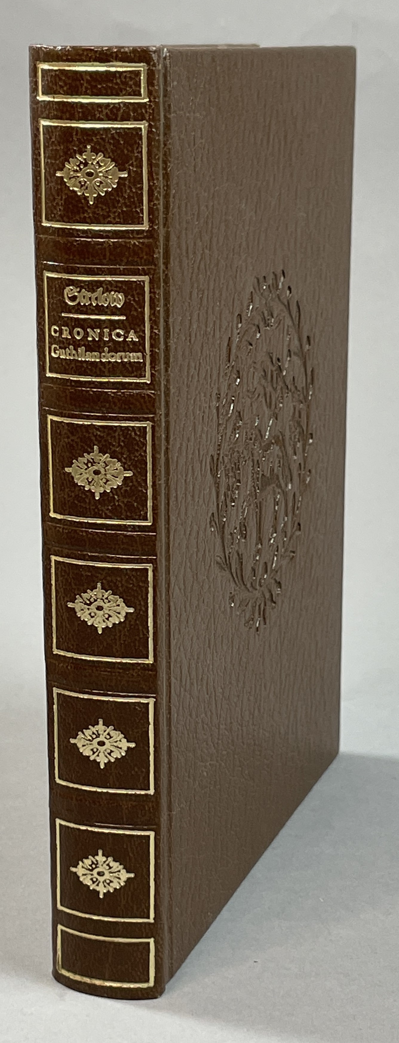 Cronica Guthilandorum. Den guthilandiske cronica, huor udi beskrifuis, huorledis Guthiland er opsøgt oc paafundet, med Indbyggere besett... / aff Hans Nielssøn Strelow. [Utg. av] Barry Press förlag.