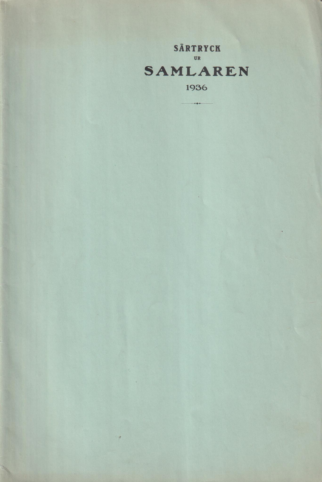 En nyfunnen text till första sången i Frithios saga [= rubrik].