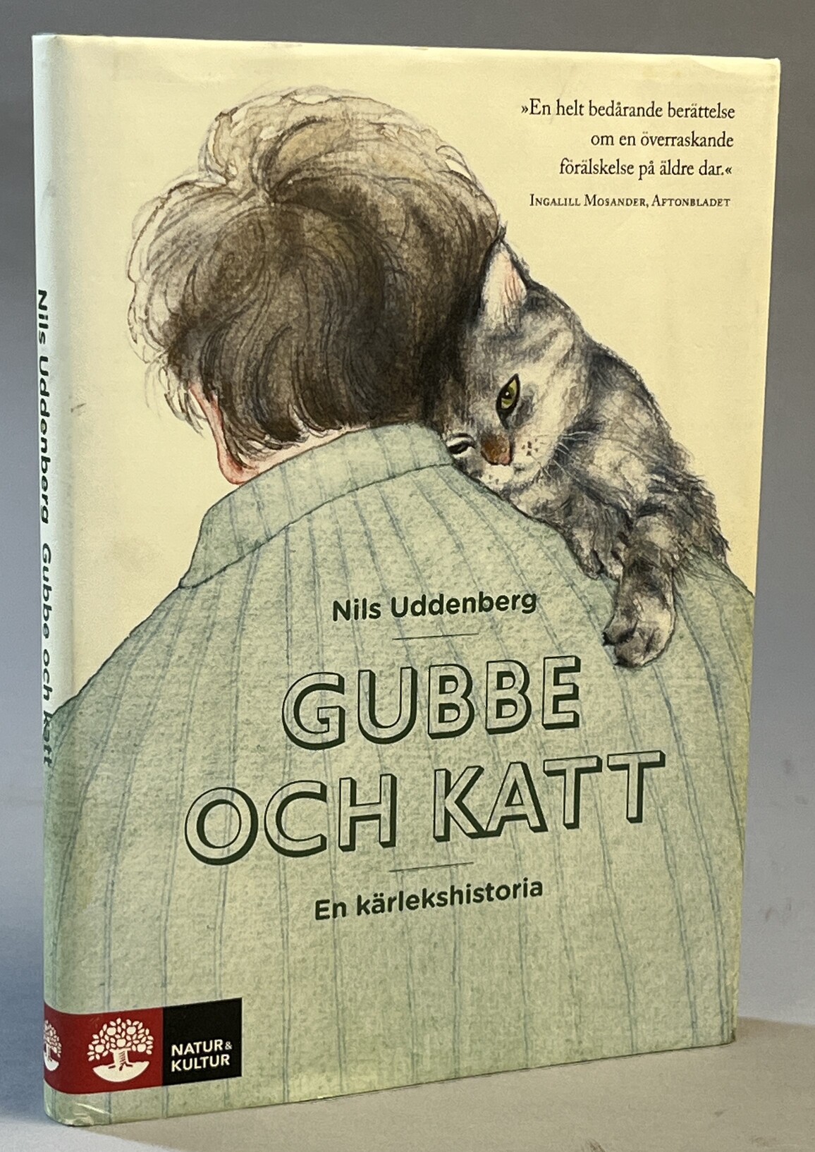 Gubbe och katt. En kärlekshistoria. Illustrationer Ane Gustavsson. [Utg. av] Natur & Kultur.