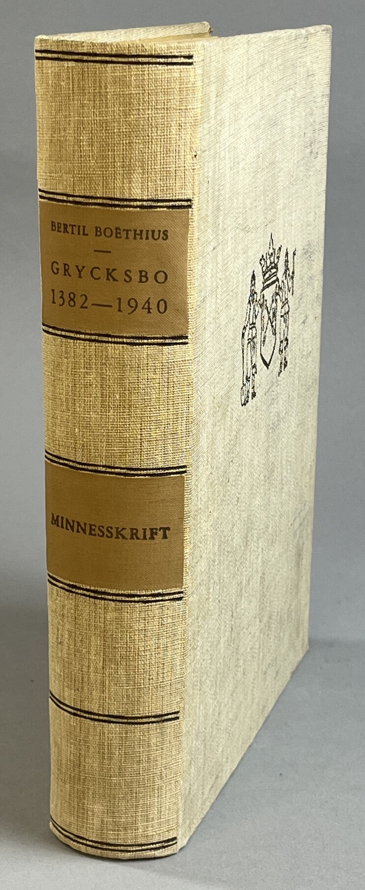Grycksbo 1382-1940. Minnesskrift utgiven av Grycksbo Pappersbruk Aktiebolag med anledning av pappersbrukets tvåhundraåriga tillvaro.
