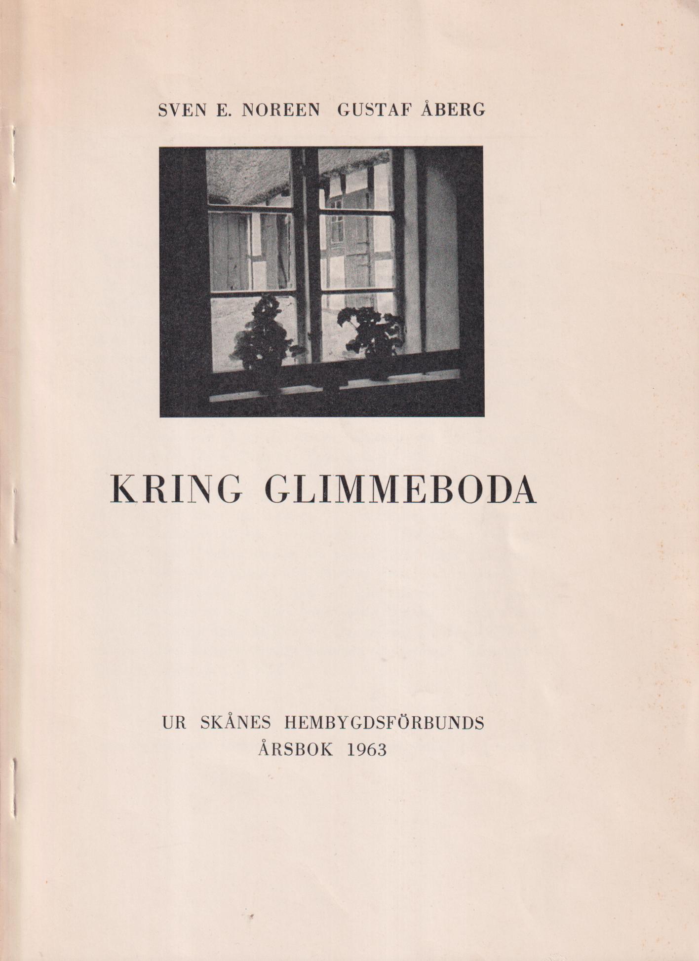 Kring Glimmeboda [= omslagstitel].