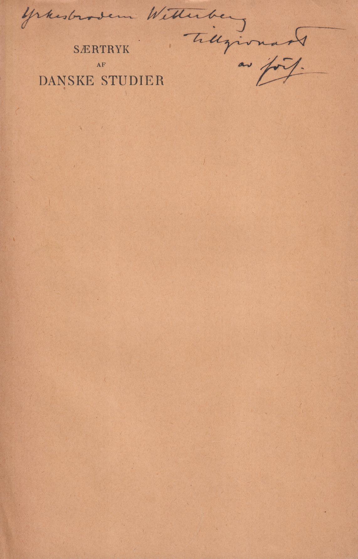 Klodunte - Romelidöne - Conclusive af C.W. v. Sydow. [= rubrik].