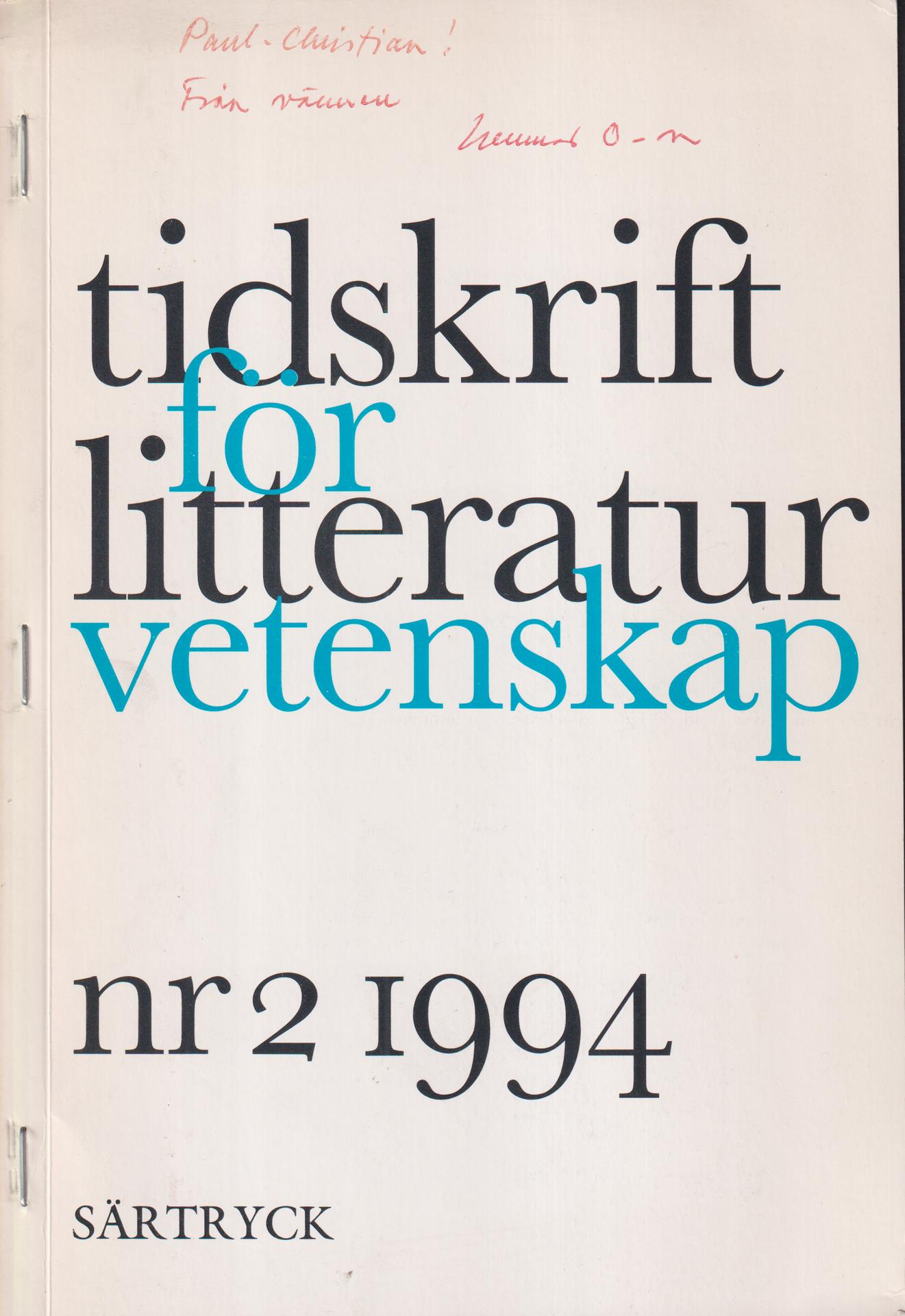 Personangreppen En blå bok I [= rubrik].