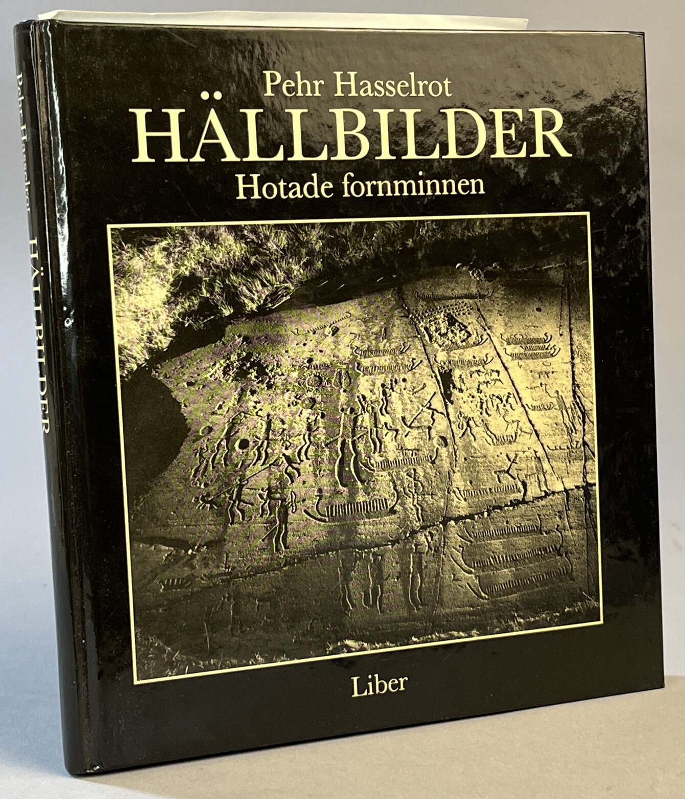 Hällbilder. Hotade fornminnen. [Utg. av] LiberFörlag.
