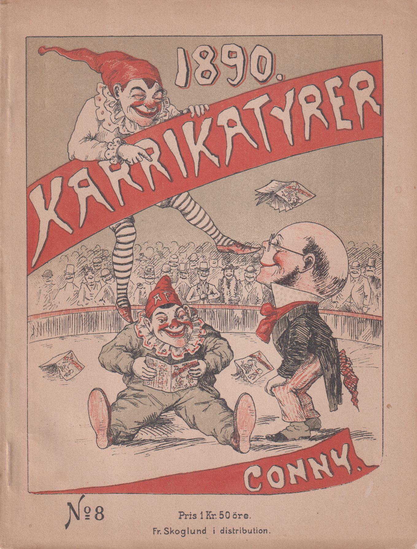 Karrikatyrer 1890 af Conny. No 8.