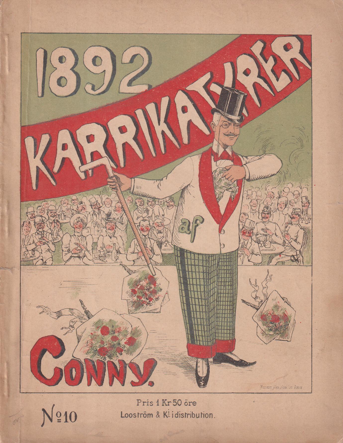 Karrikatyrer 1892 af Conny. No 10.