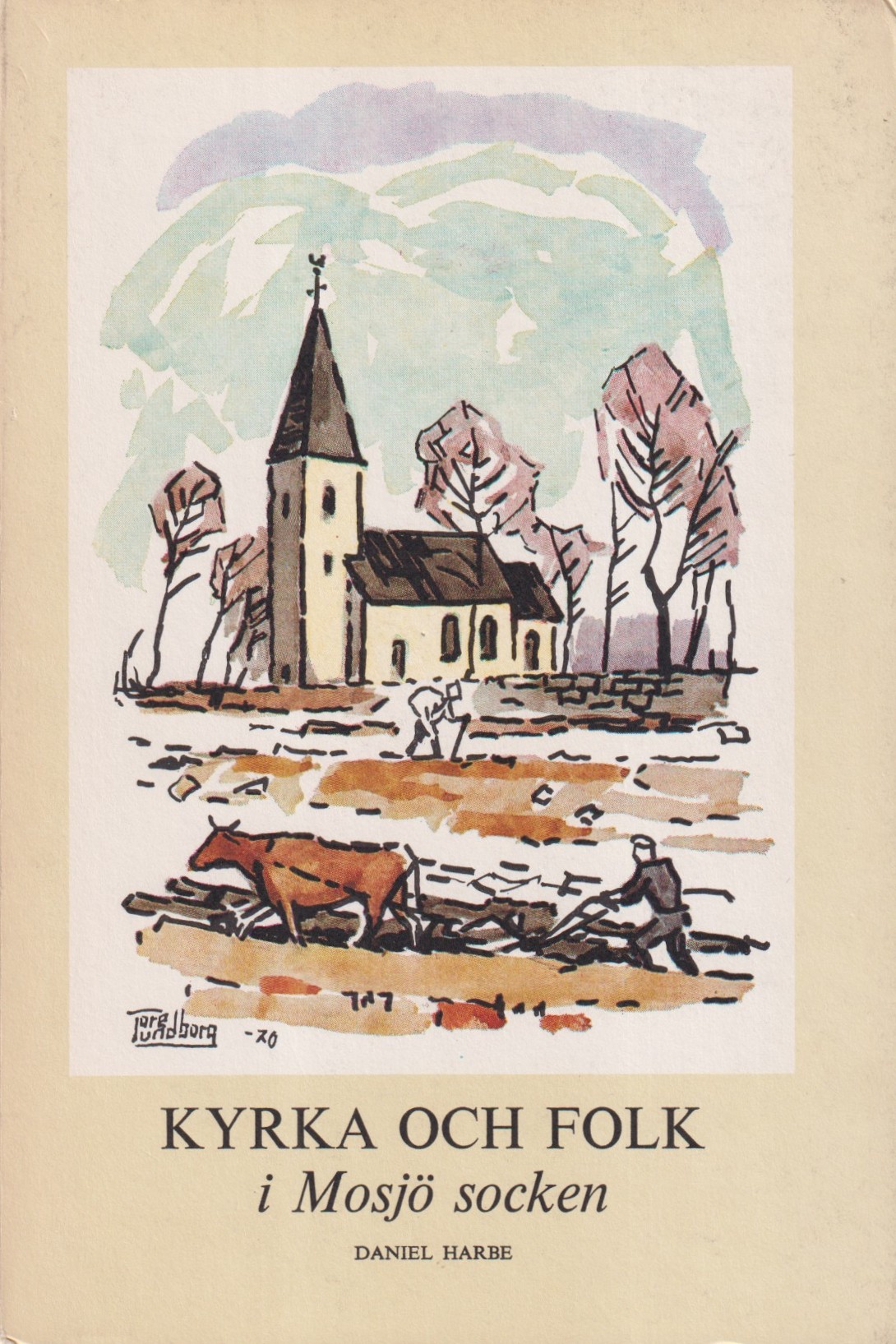 Kyrka och folk i Mosjö socken.