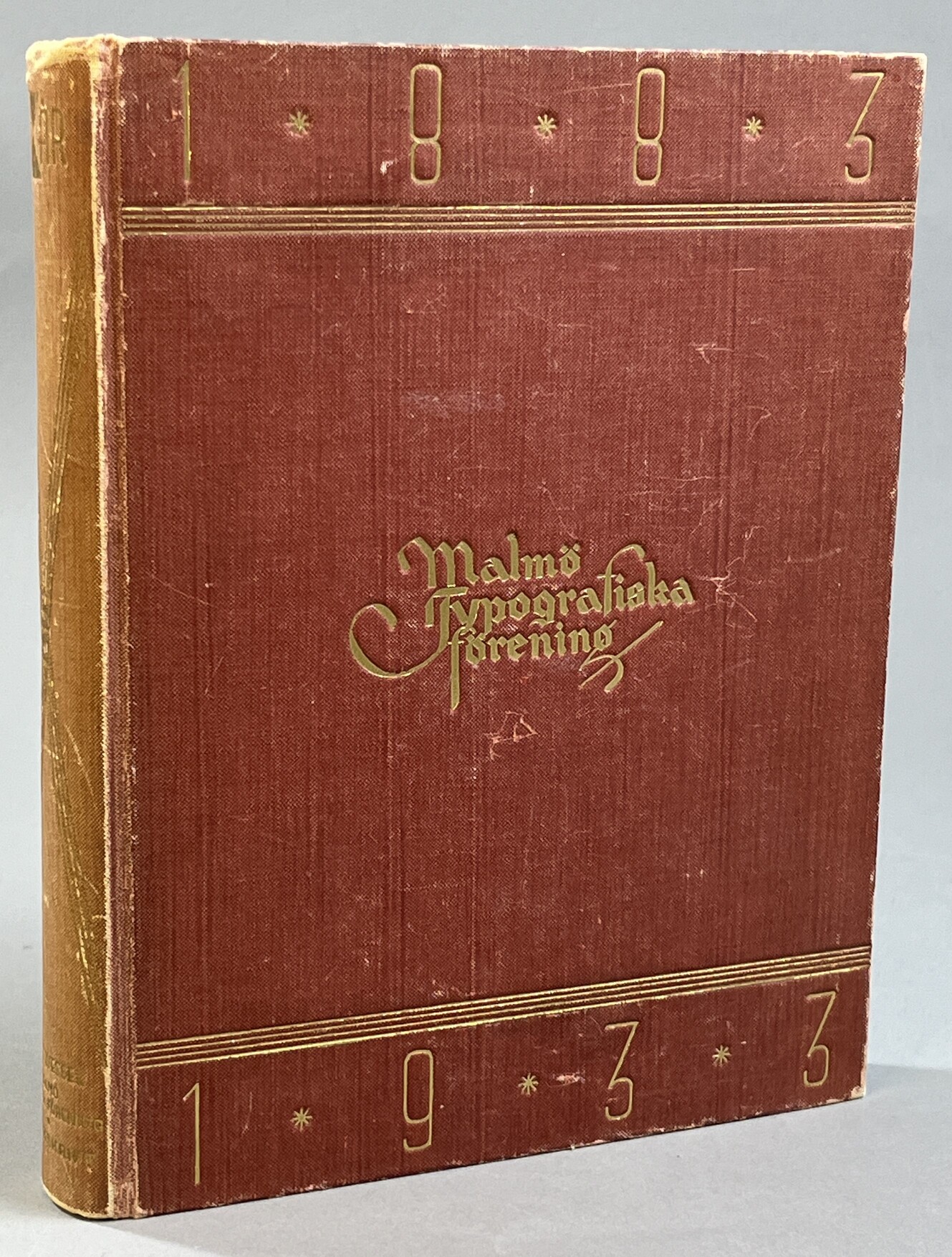 Malmö typografiska förening 1883-1933. Minnesskrift författad av Nils Wessel.