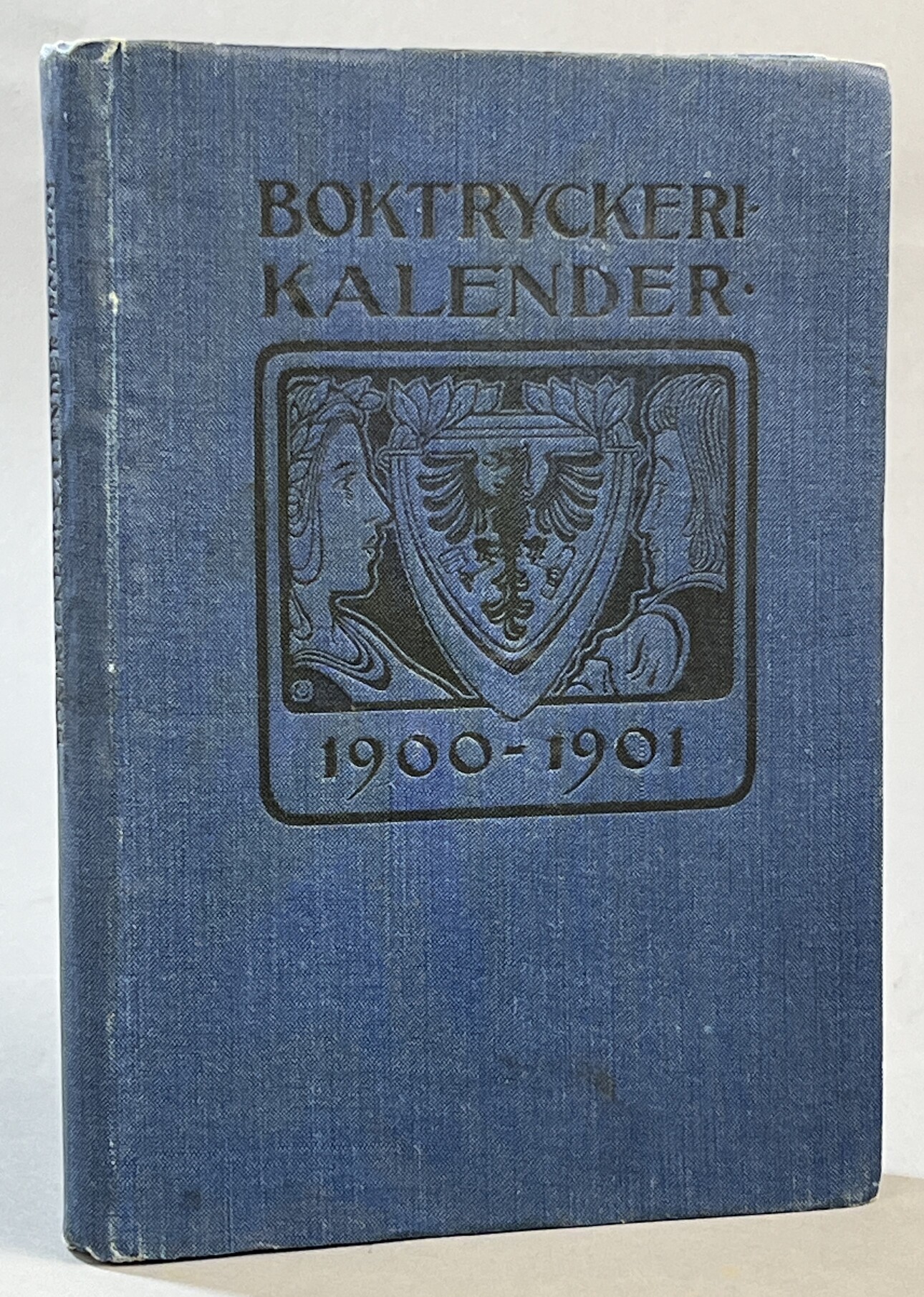 Boktryckeri-kalender 1900-1901. Under medverkan af framstående fackmän utgifven af Wald. Zachrisson. 7:de & 8:de årg.