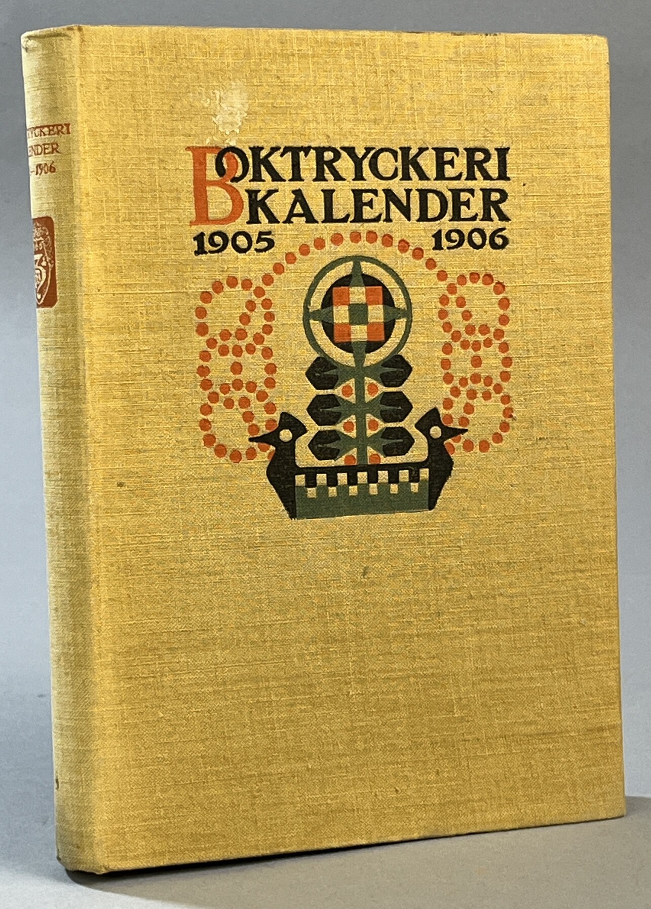 Boktryckeri-kalender 1905-1906. Under medverkan af framstående fackmän utgifven af Wald. Zachrisson. 12:te och 13:de årgången.