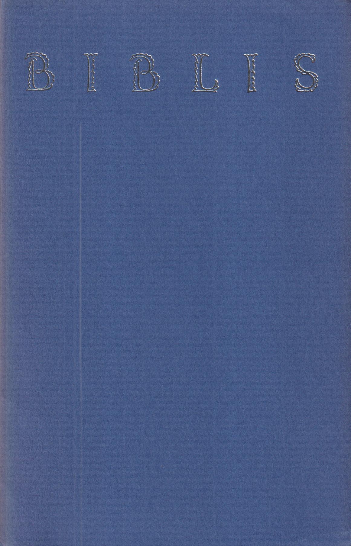 Biblis. Årsbok 1973. [Utg. av] Föreningen för Bokhantverk.