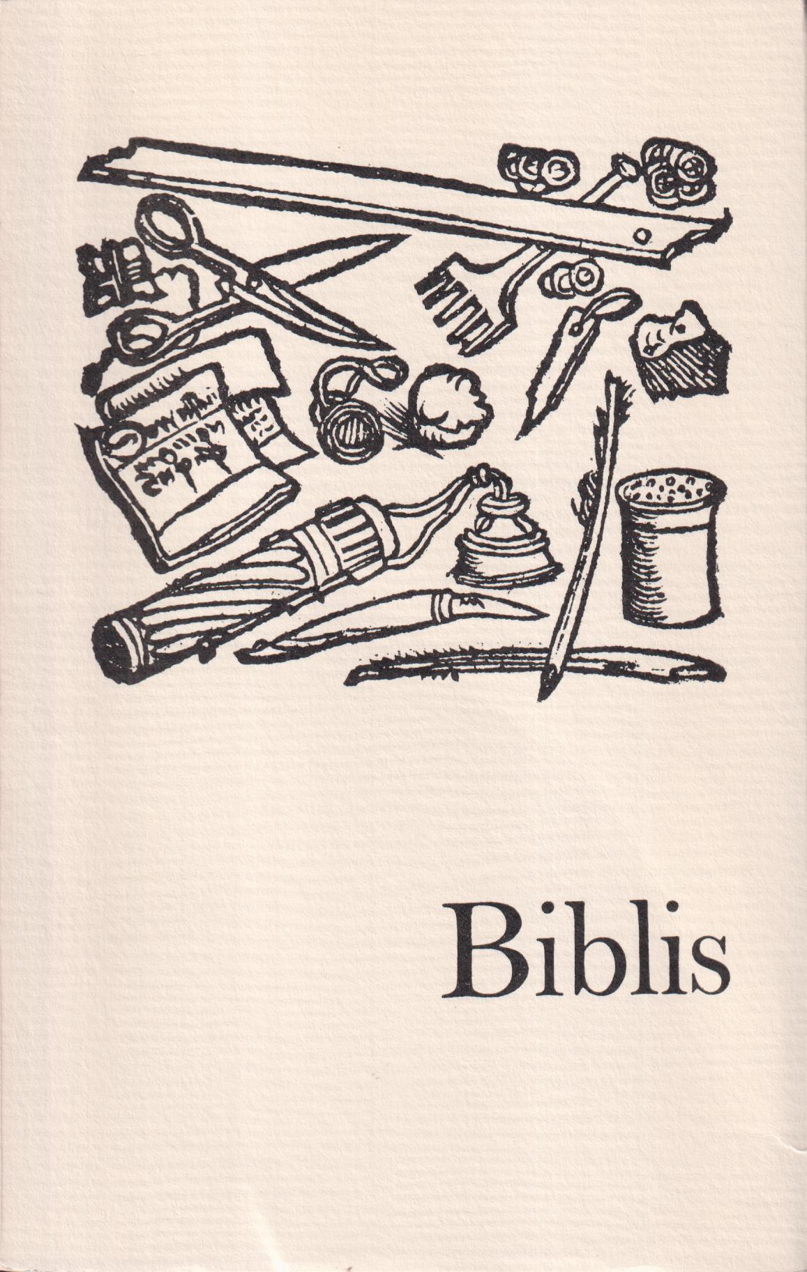Biblis. Årsbok 1982. [Utg. av] Föreningen för Bokhantverk.