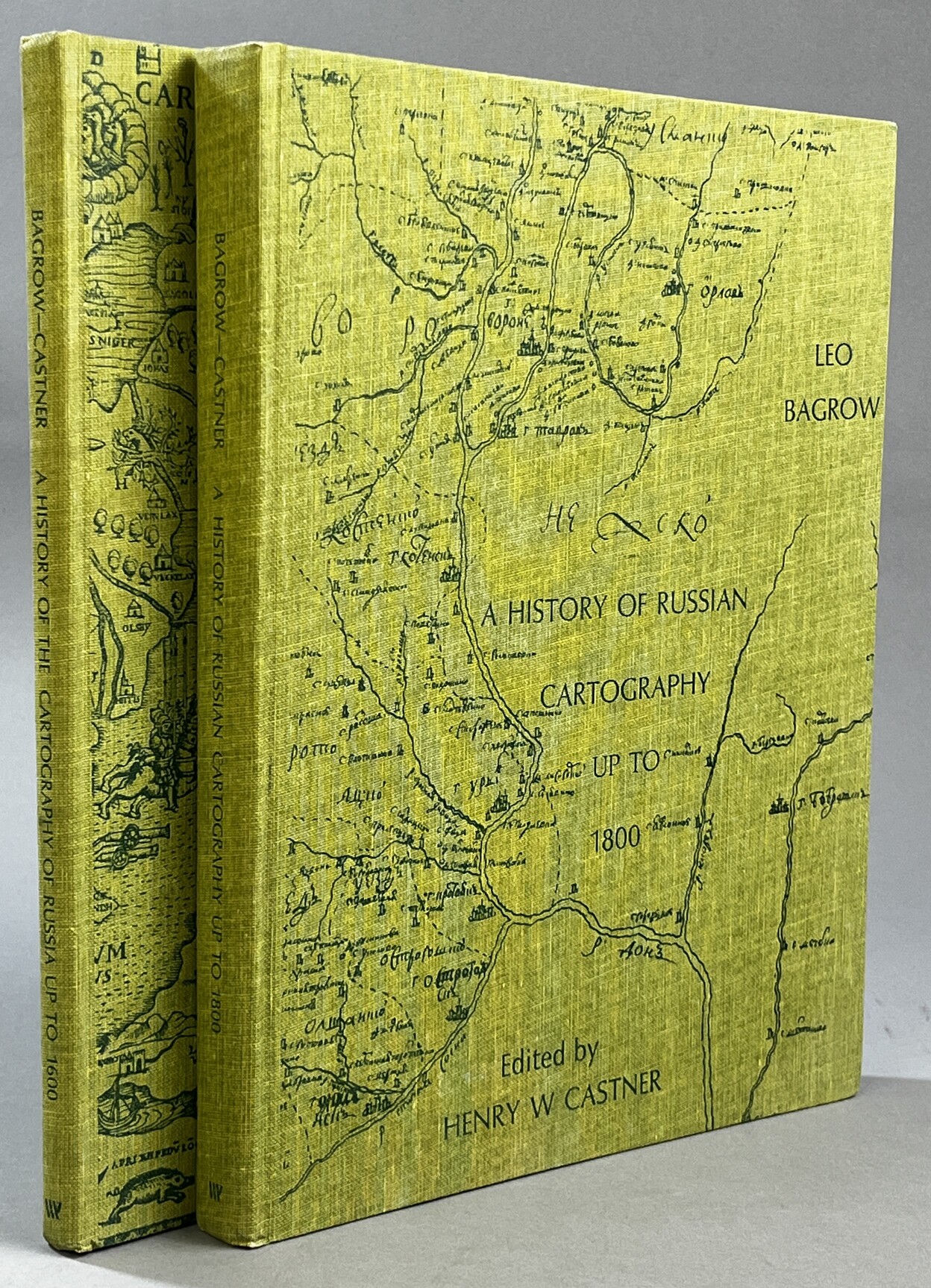 A History of the Cartography of Russia. Up to 1600. [... Up to 1800]. Edited by Henry W. Castner.