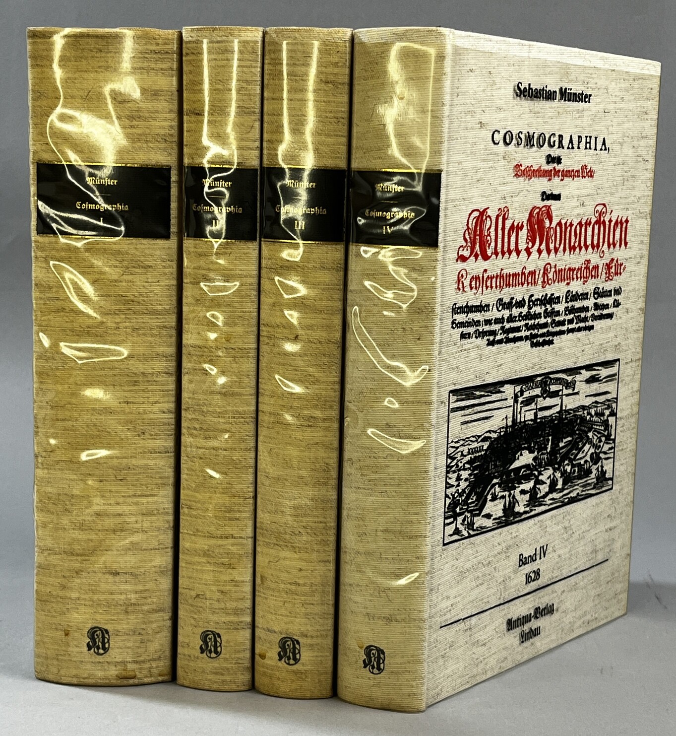 Cosmographia oder Beschreibung der ganzen Welt. Band 1-4.