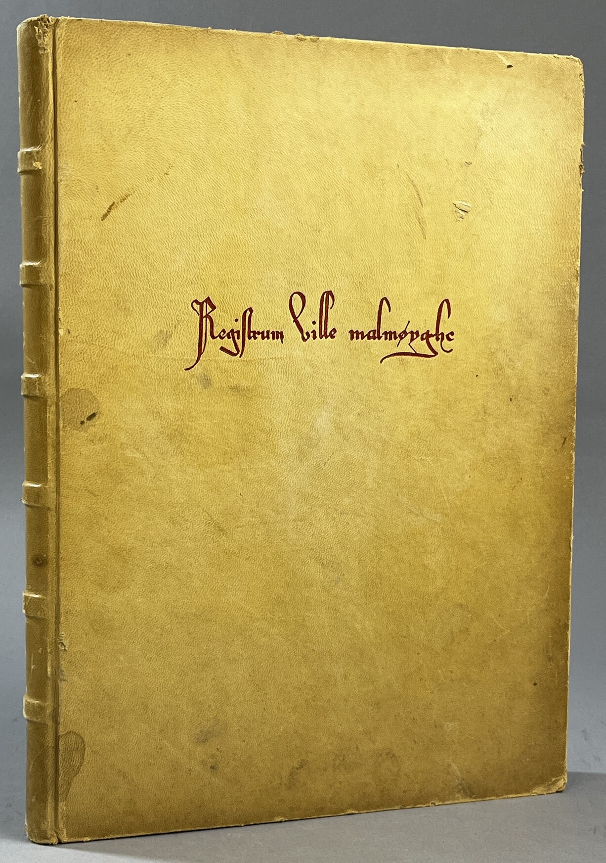 Registrum ville Malmøyghe (Malmö stads medeltida minnesbok). Utgiven i faksimilreproduktion med historik och innehållsredogörelse av docent Ingvar Andersson och stadsarkivarie Leif Ljungberg.