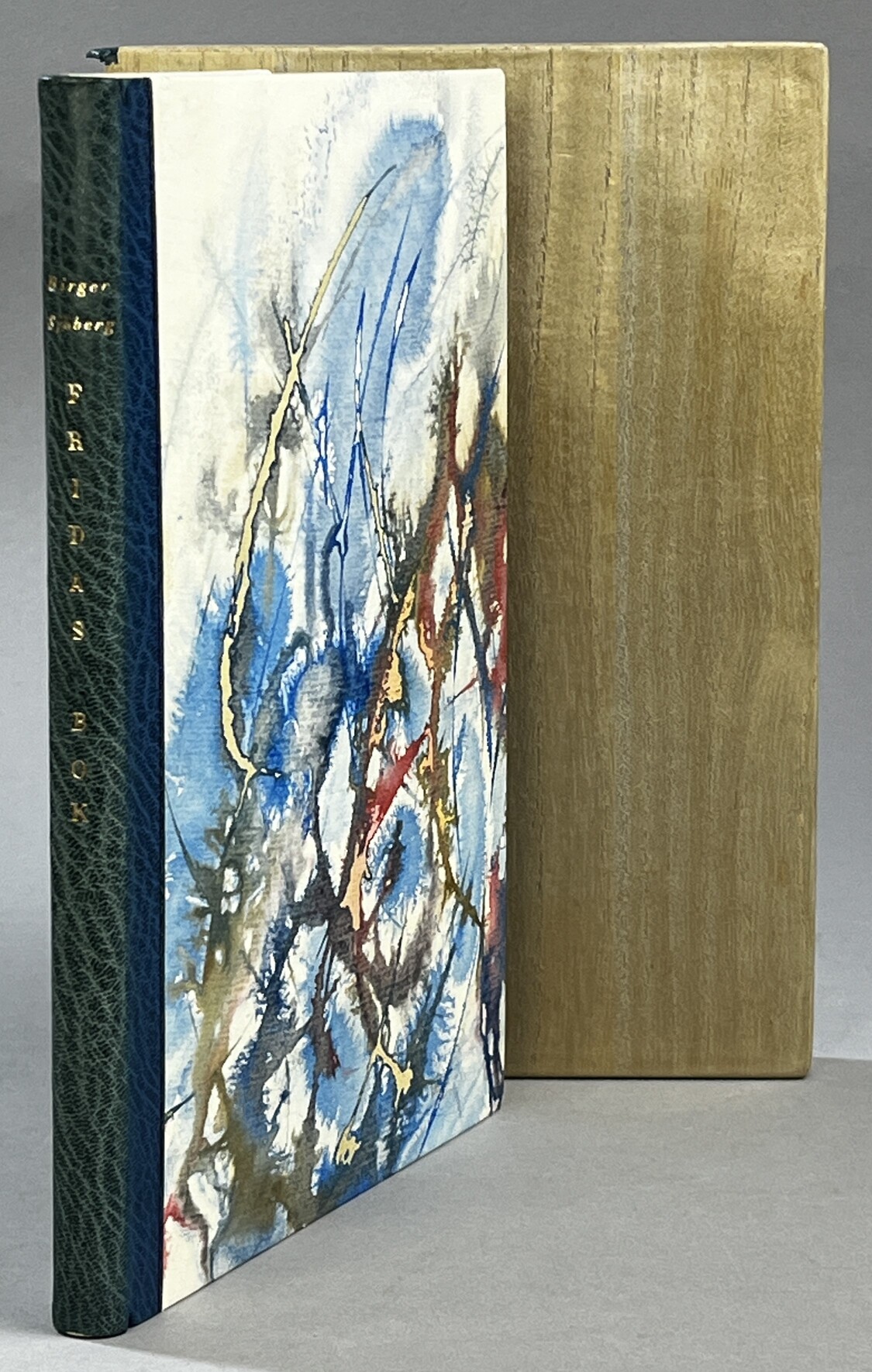 Fridas bok. Småstadsvisor om Frida och naturen om döden och universum. Ord och toner av Birger Sjöberg. [Utg. av] Albert Bonniers förlag.
