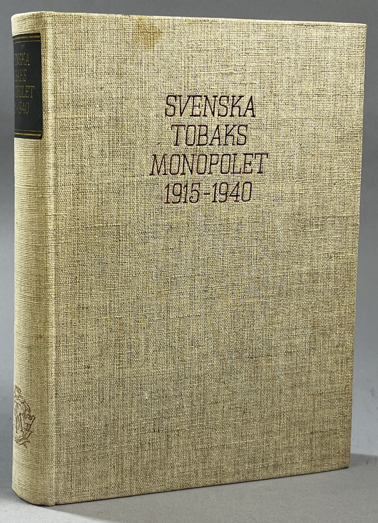 Minnesskrift utgiven med anledning av Svenska Tobaksmonopolets tjugofemåriga verksamhet den 1 juni 1940. 1915-1940.