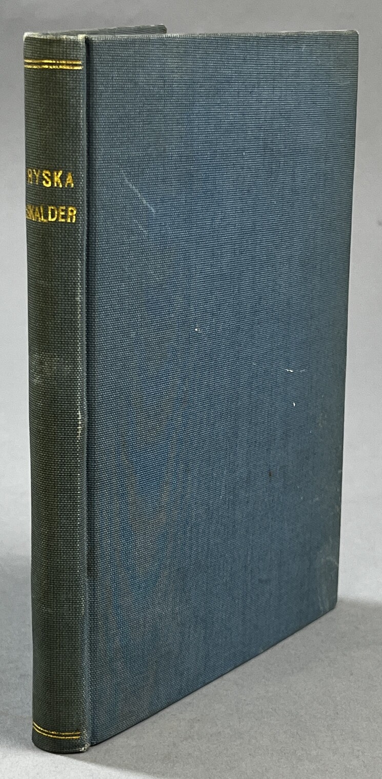 Ryska skalder. Dikter af Puschkin, Lèrmontoff, Nekràsoff öfversatta af G. Aminoff. [Utg. av] Werner Söderström.