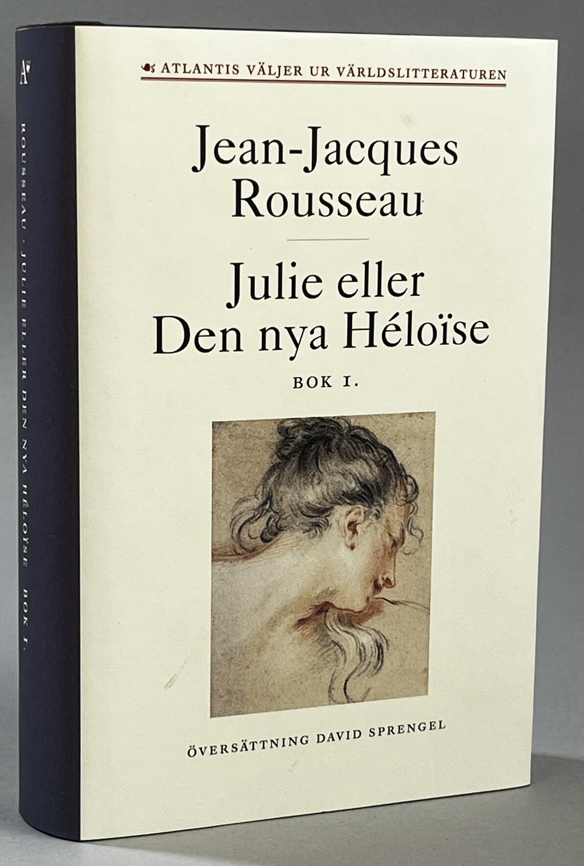 Julie eller Den nya Héloïse. Bok 1. Översättning, noter och efterord av David Sprengel. Illustrationer av H.F. Gravelot. Förord av Jan Stolpe. [Utg. av] Atlantis.