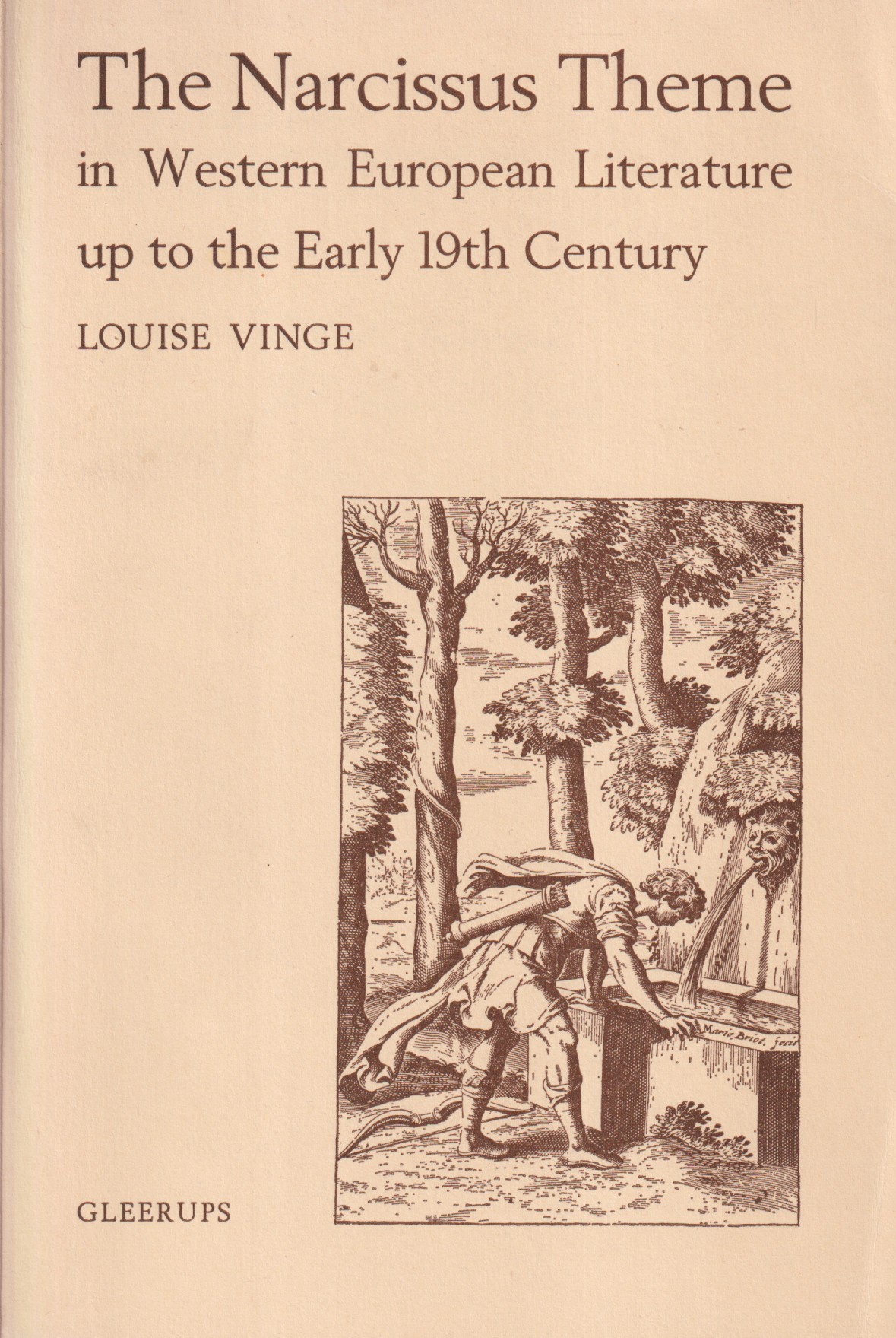 The Narcissus Theme in Western European Literature up to the Early 19th Century. [Utg. av] Gleerups.