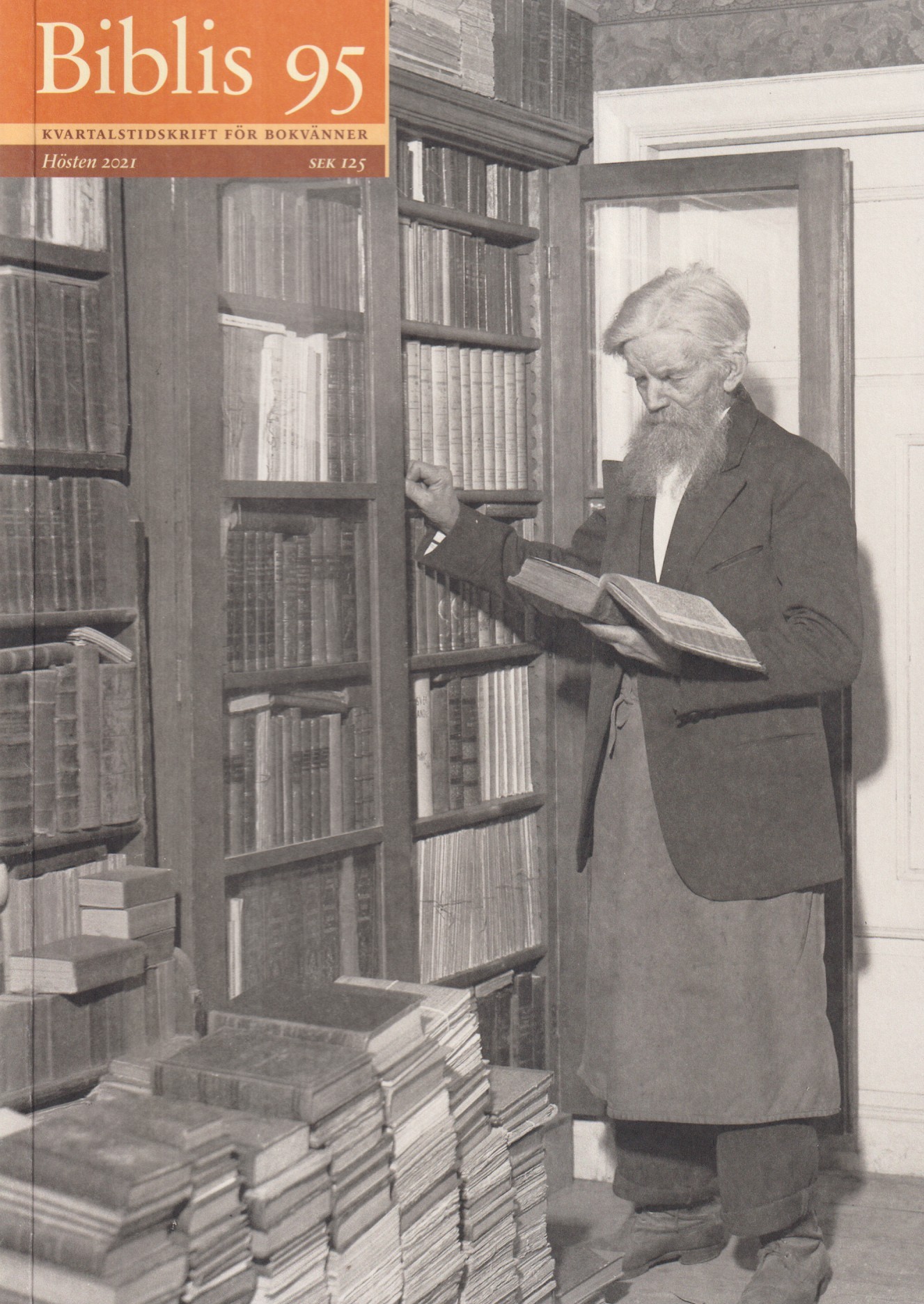Biblis 95. Hösten 2021. [Kvartalstidskrift för Bokvänner]. [Utg. av] Föreningen Biblis.